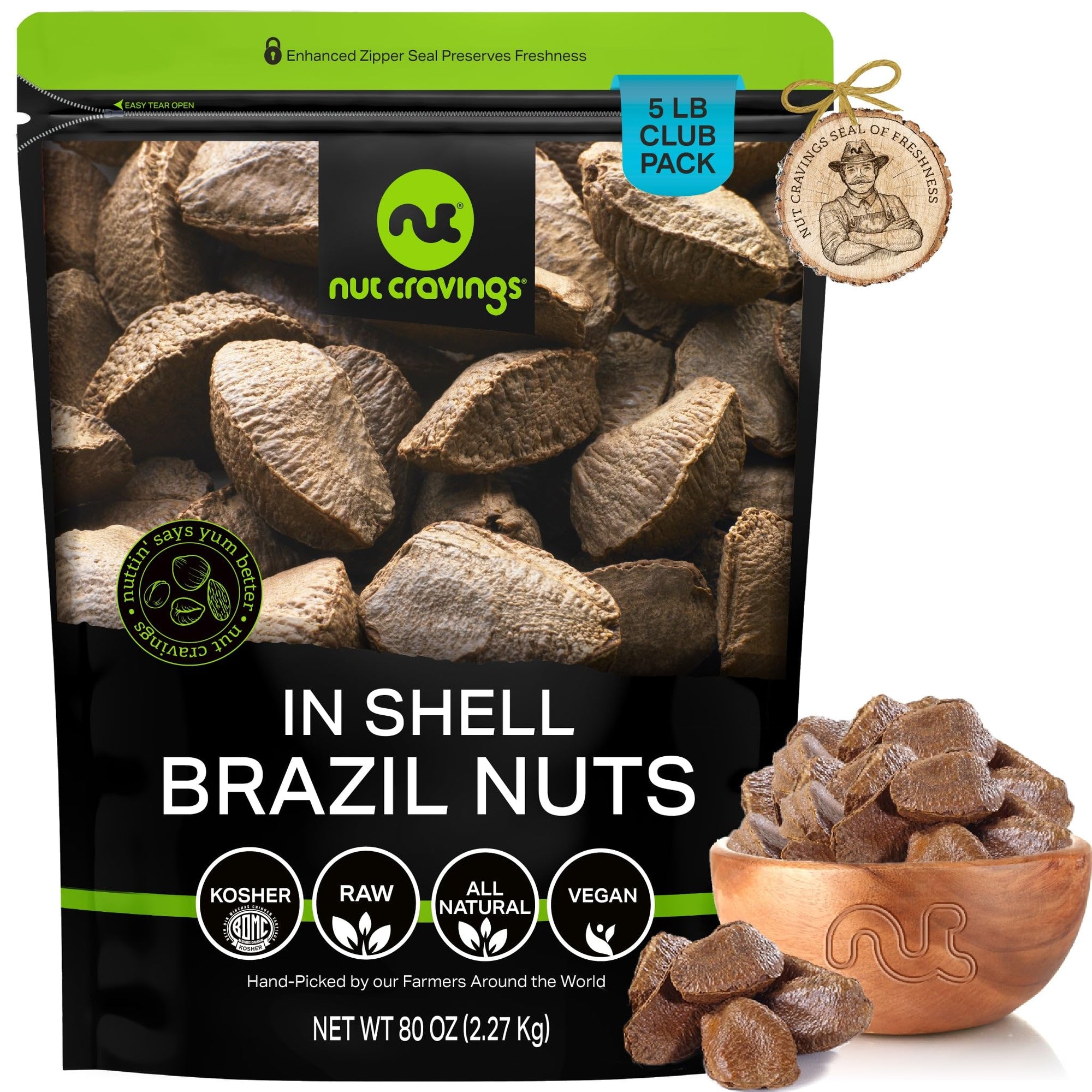 Raw Brazil Nuts Bulk Pack