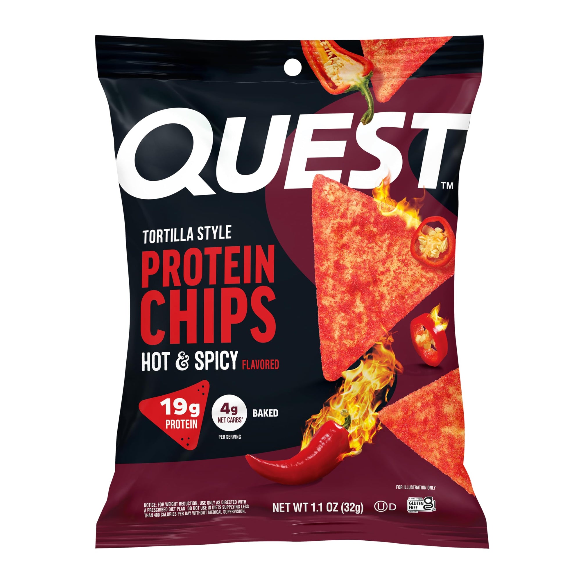 Quest Nutrition Loaded Taco Tortilla Style Protein Chips