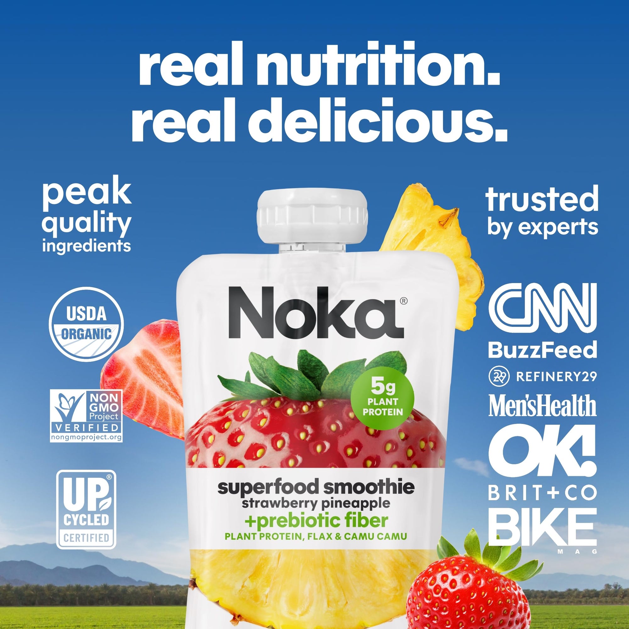 Superfood Fruit Smoothie Pouches Variety Pack