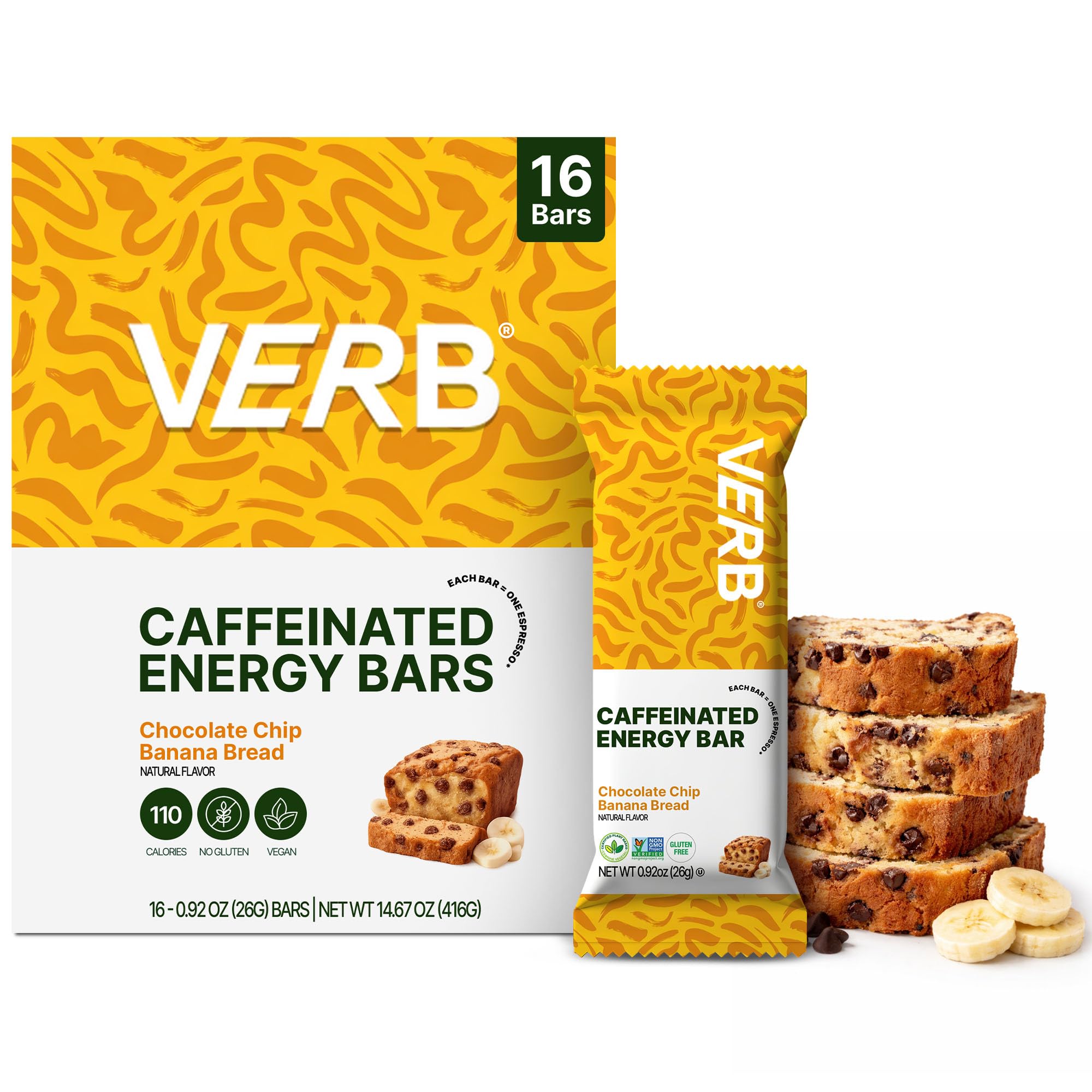 Caffeinated Protein Bars 12-Pack