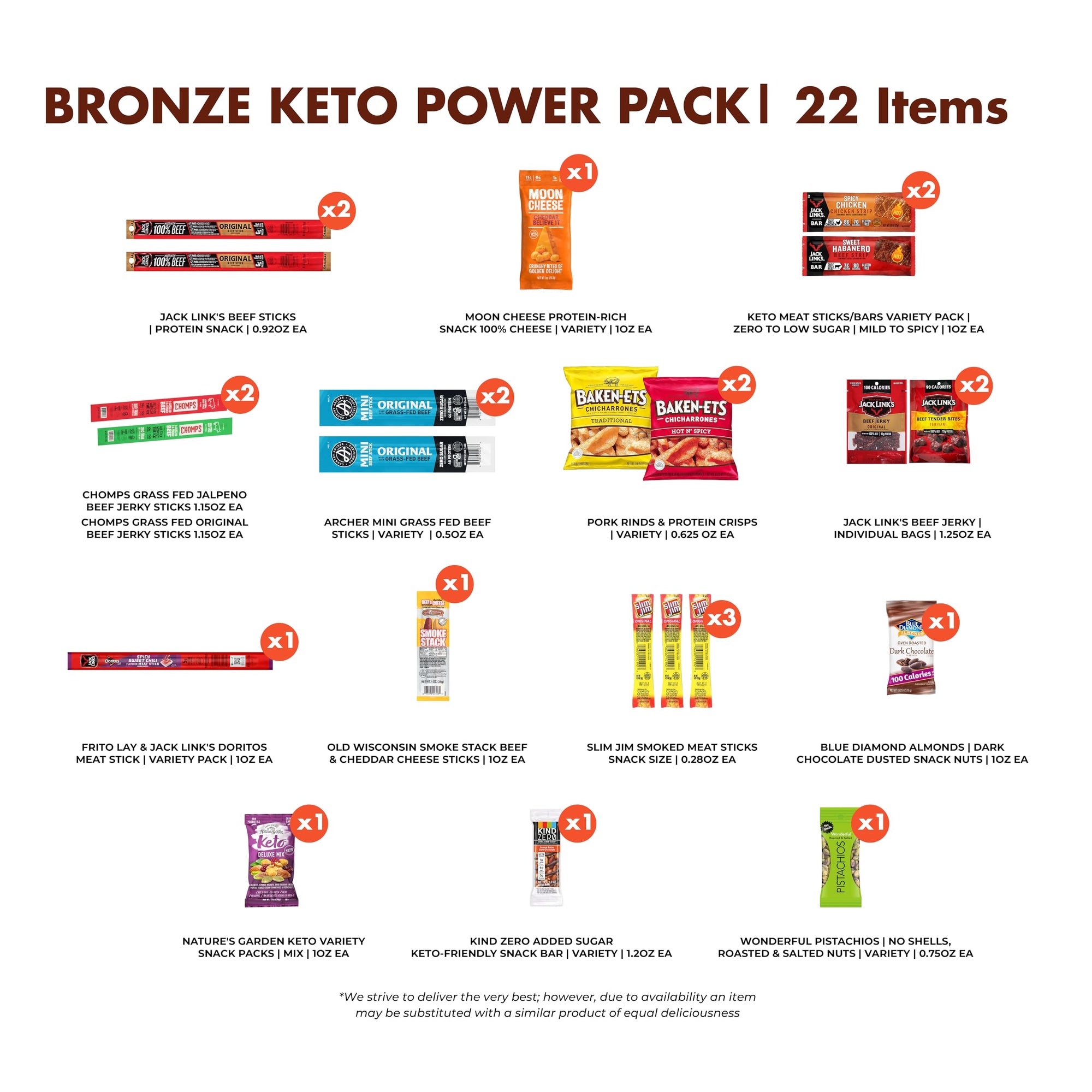 Snack Variety Gift Box 22-Pack