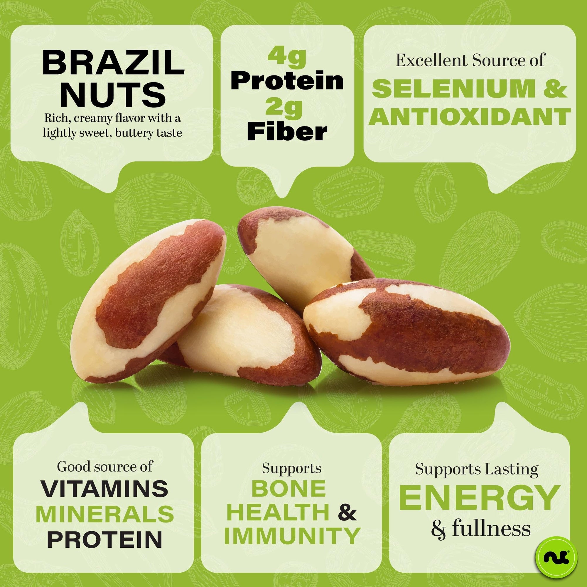 Raw Brazil Nuts Bulk Pack