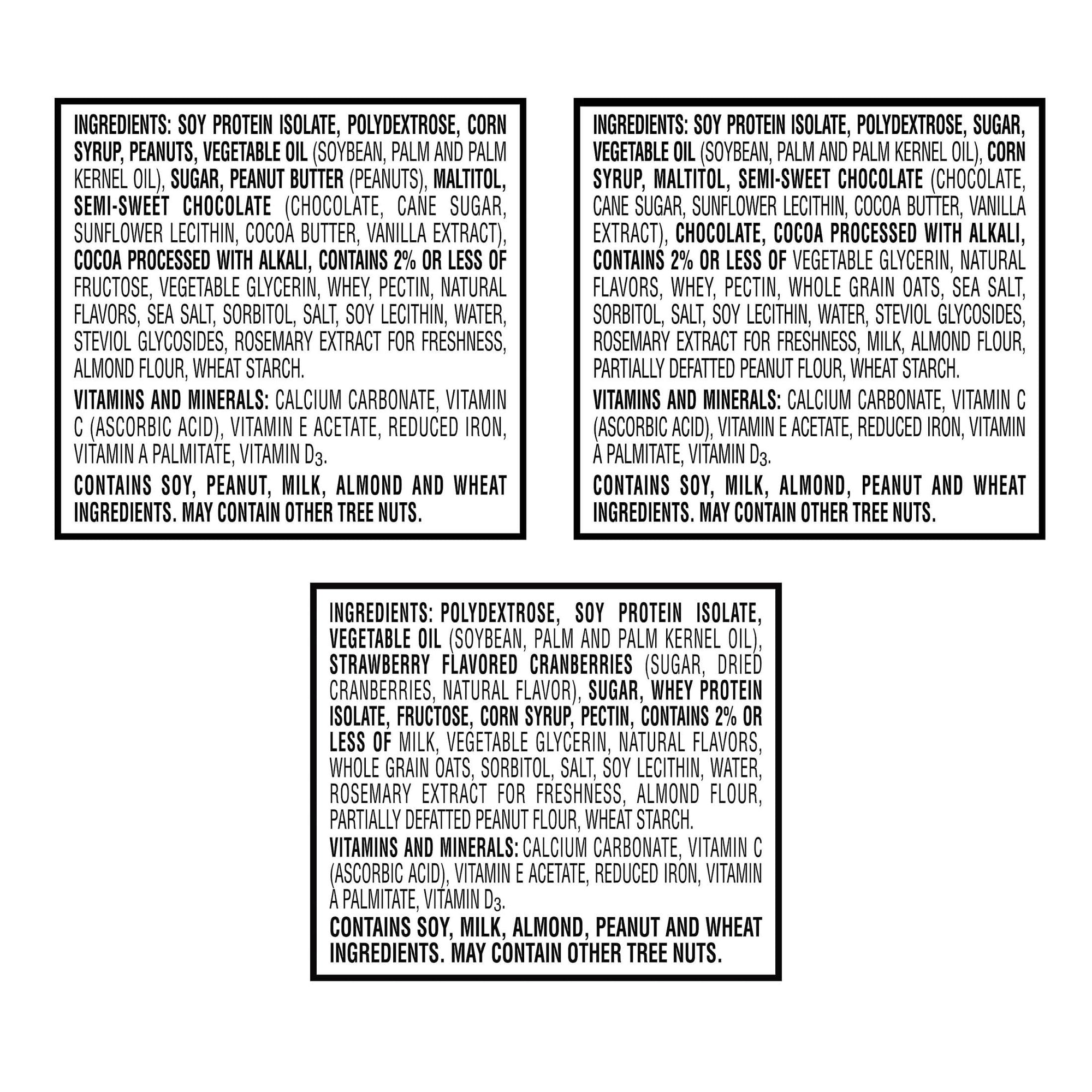 Protein Meal Bars Variety Pack 18-Pack