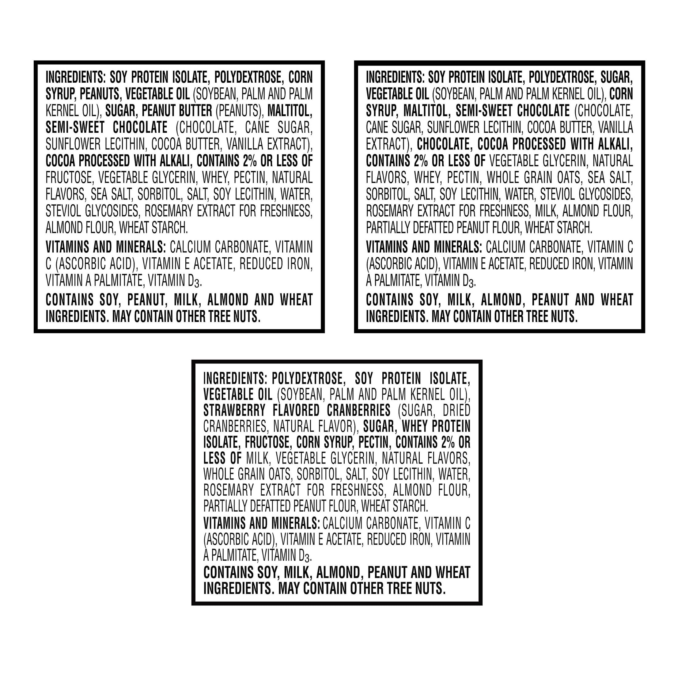 Protein Meal Bars Variety Pack 18-Pack