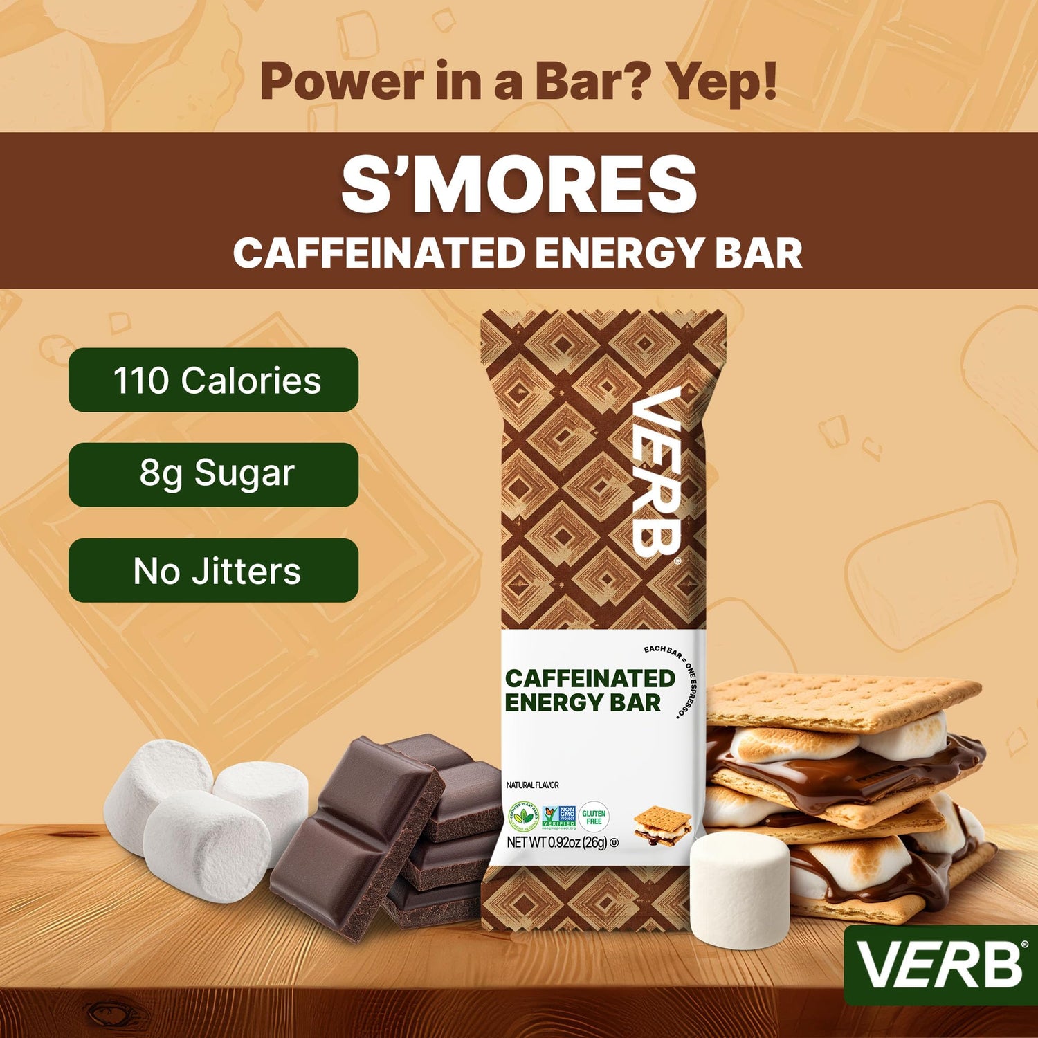 Caffeinated Protein Bars 12-Pack