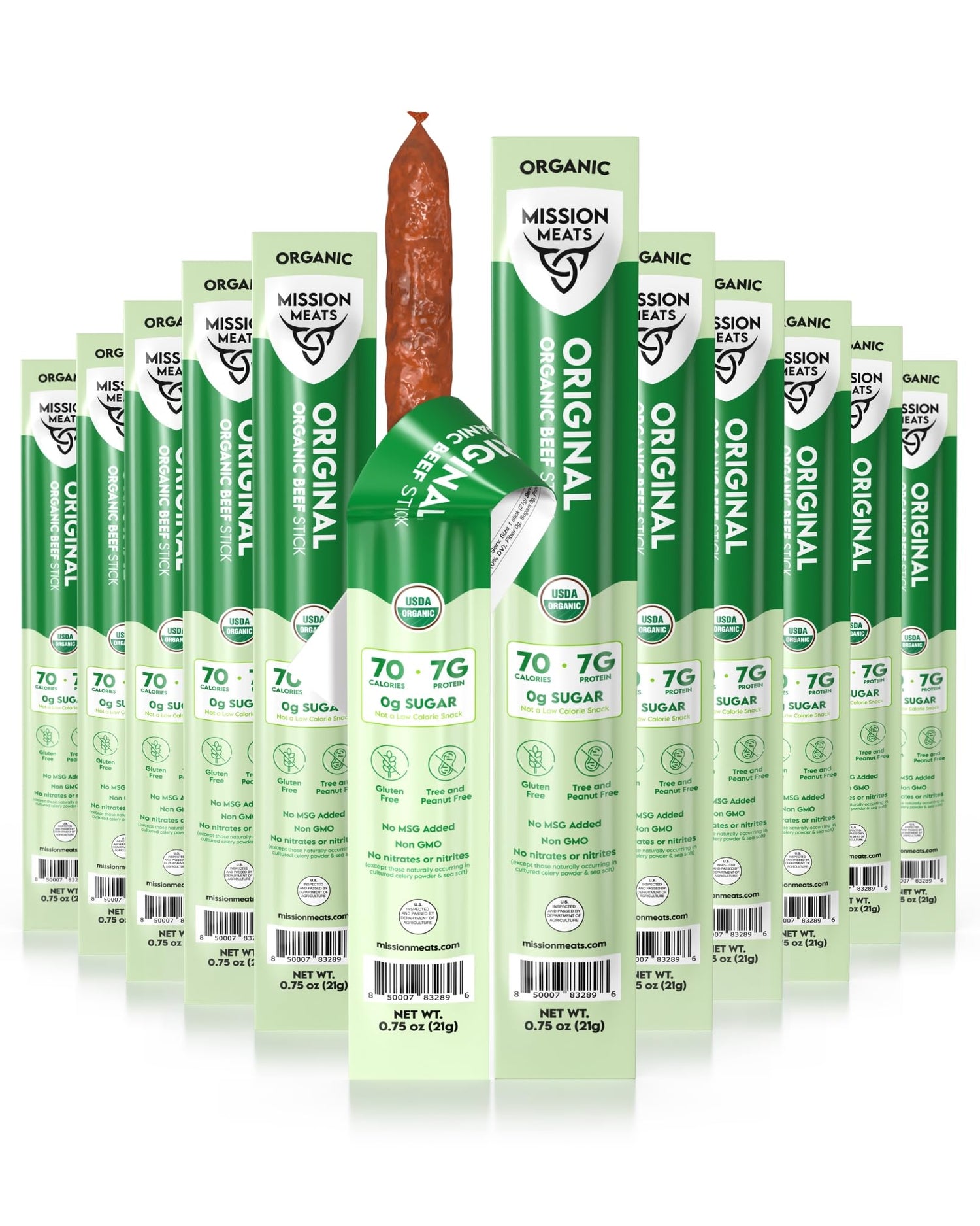 Grass-Fed Beef Sticks 72-Pack