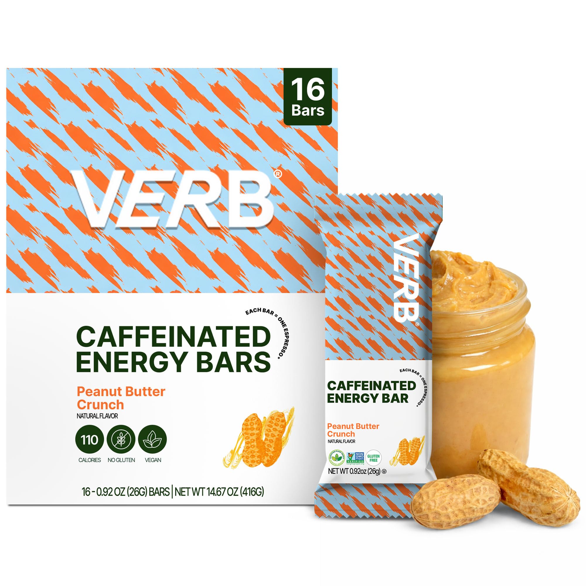 Caffeinated Protein Bars 12-Pack