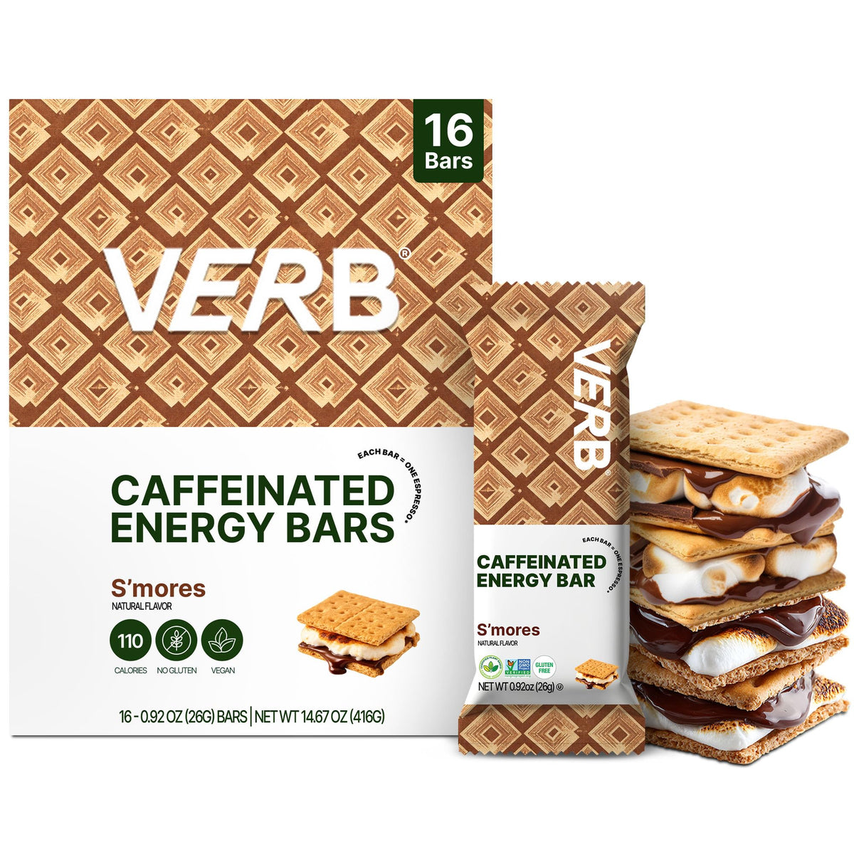 Caffeinated Protein Bars 12-Pack