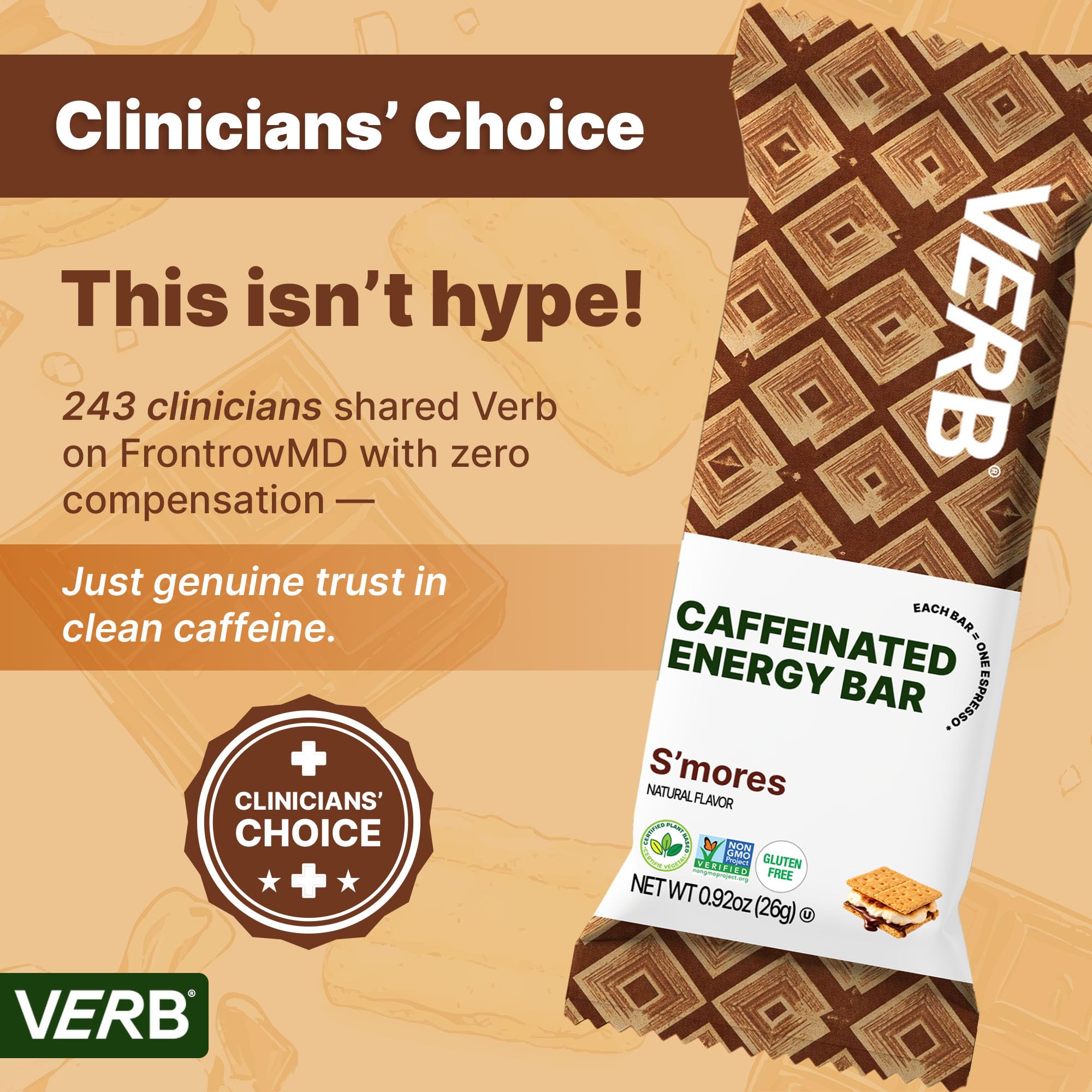 Caffeinated Protein Bars 12-Pack