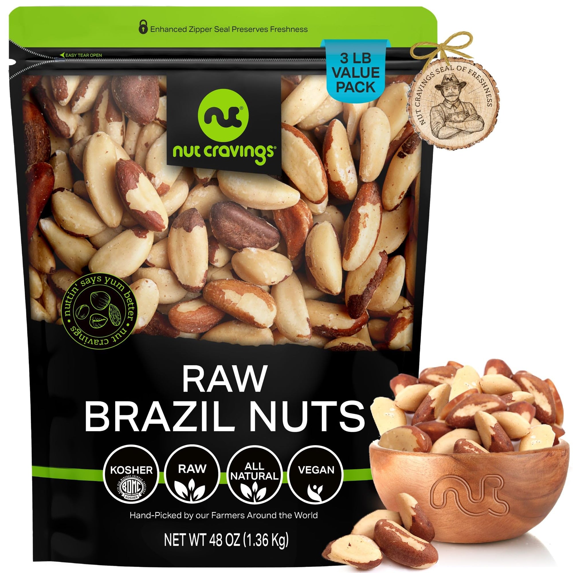 Raw Brazil Nuts Bulk Pack