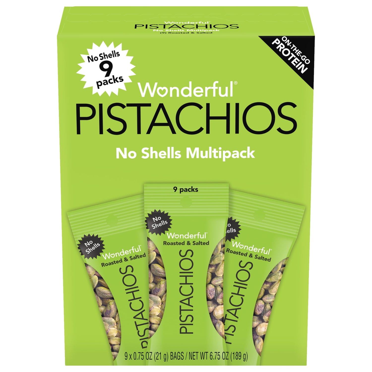 Roasted Pistachio Snack Pack 9-Pack