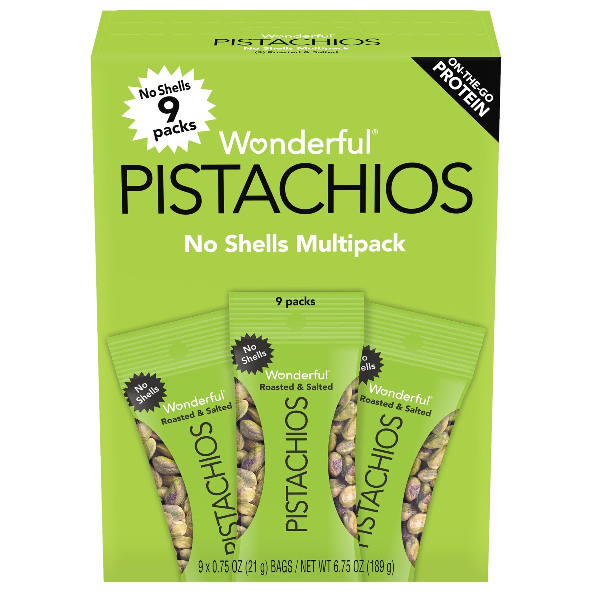 Roasted Pistachio Snack Pack 9-Pack