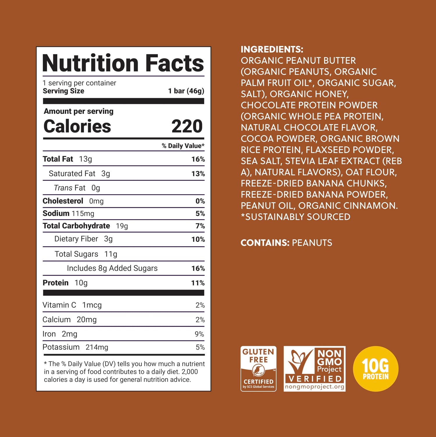 Plant Protein Snack Bars 10g Protein
