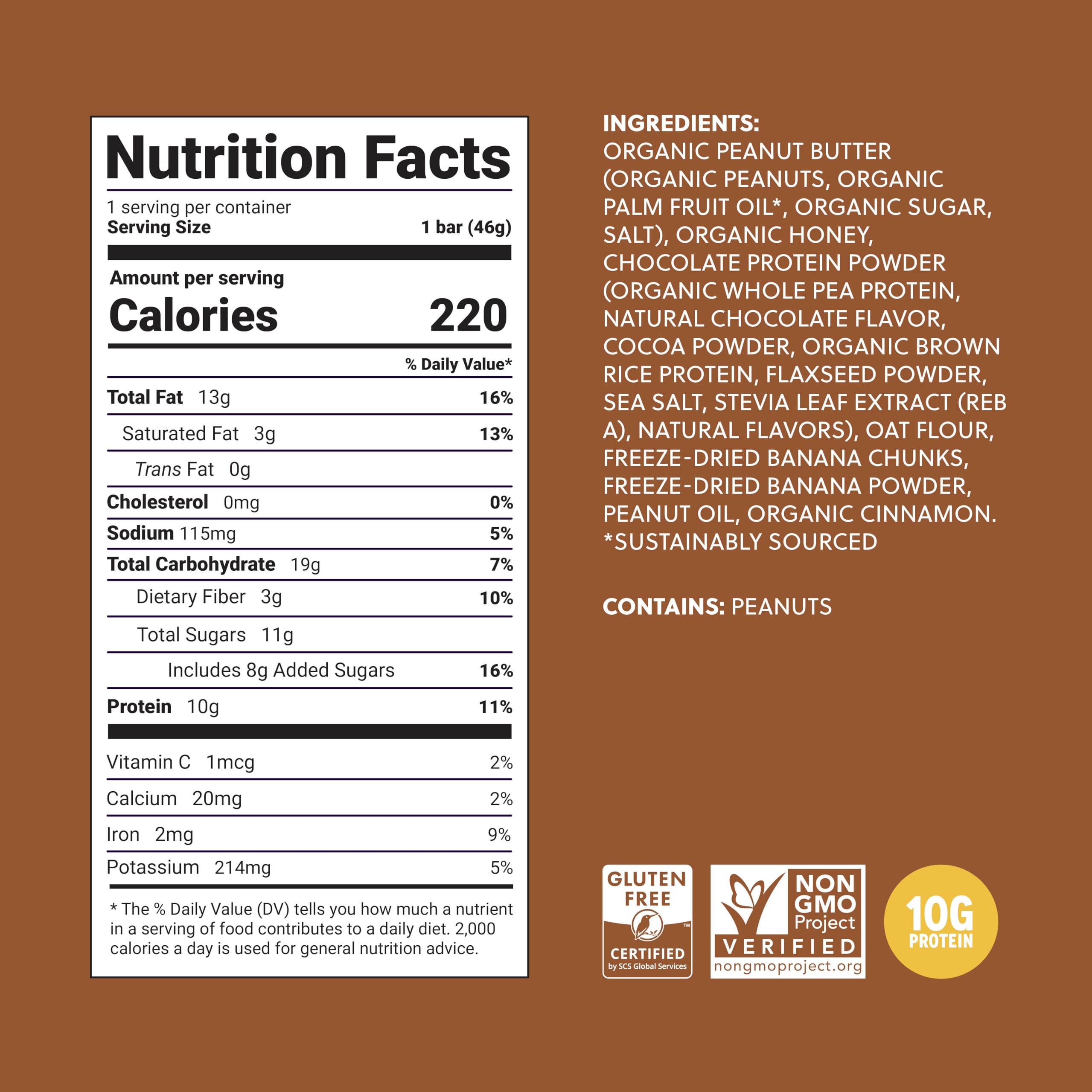 Plant Protein Snack Bars 10g Protein