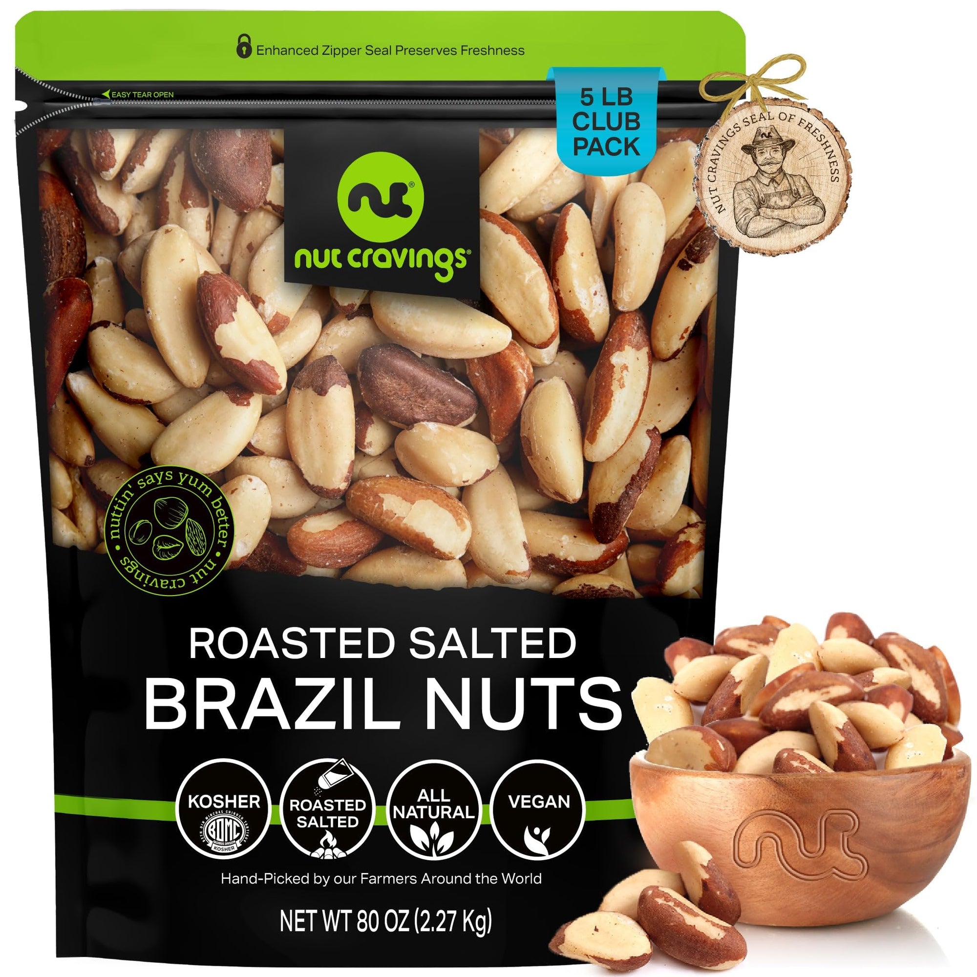 Raw Brazil Nuts Bulk Pack