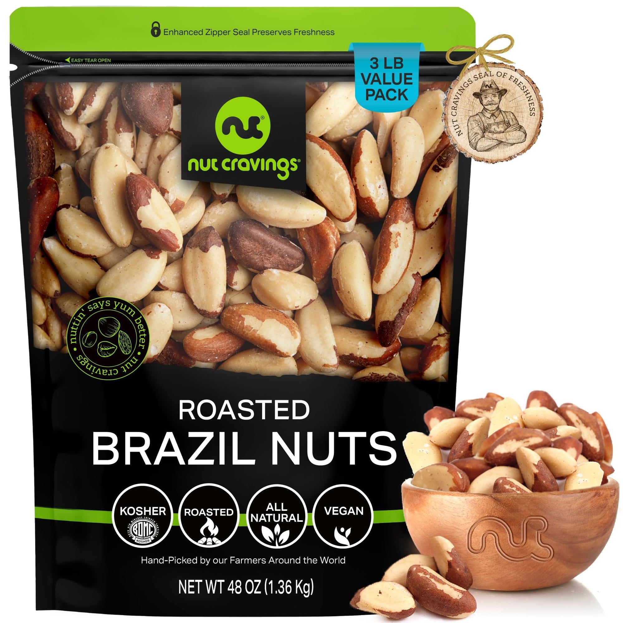 Raw Brazil Nuts Bulk Pack