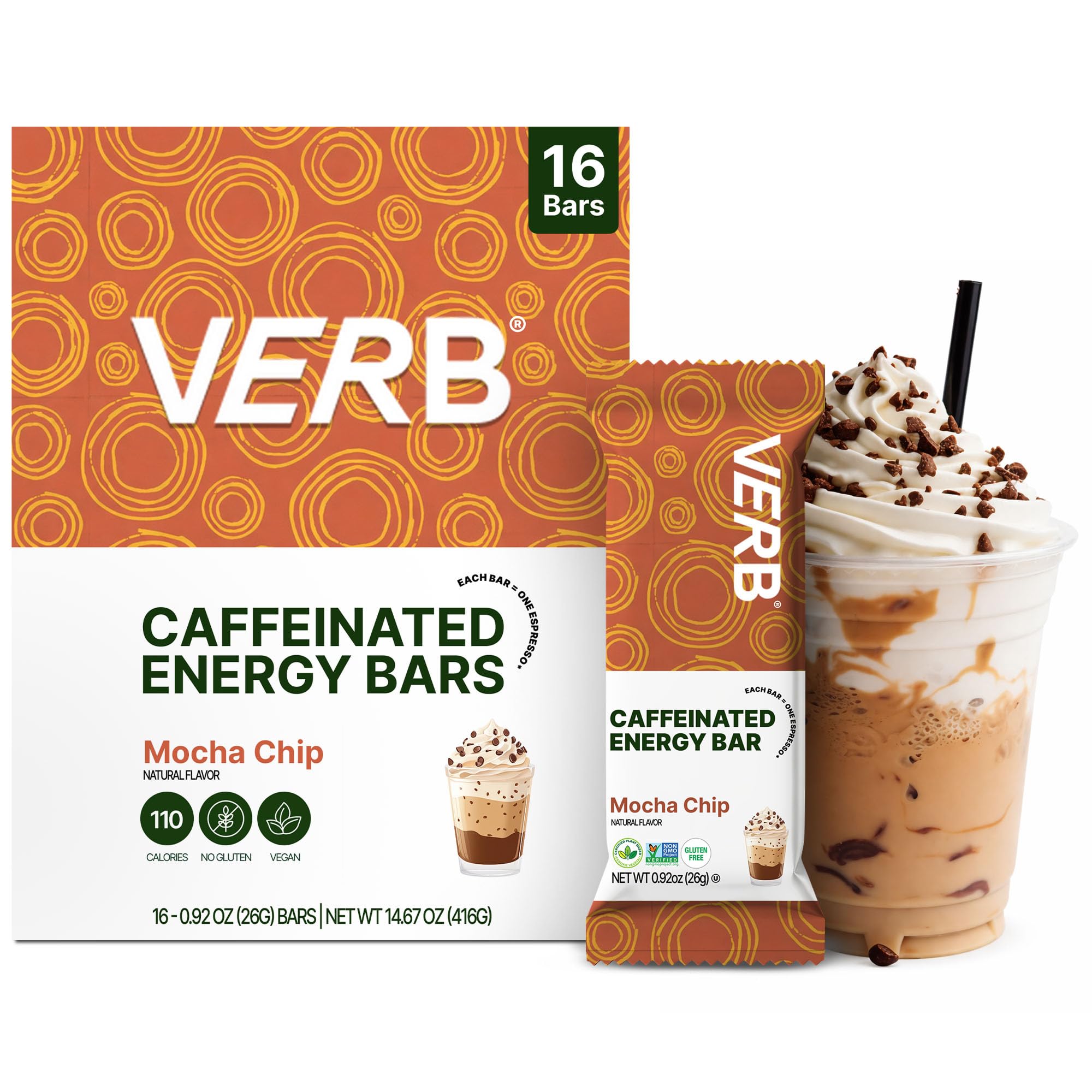 Caffeinated Protein Bars 12-Pack