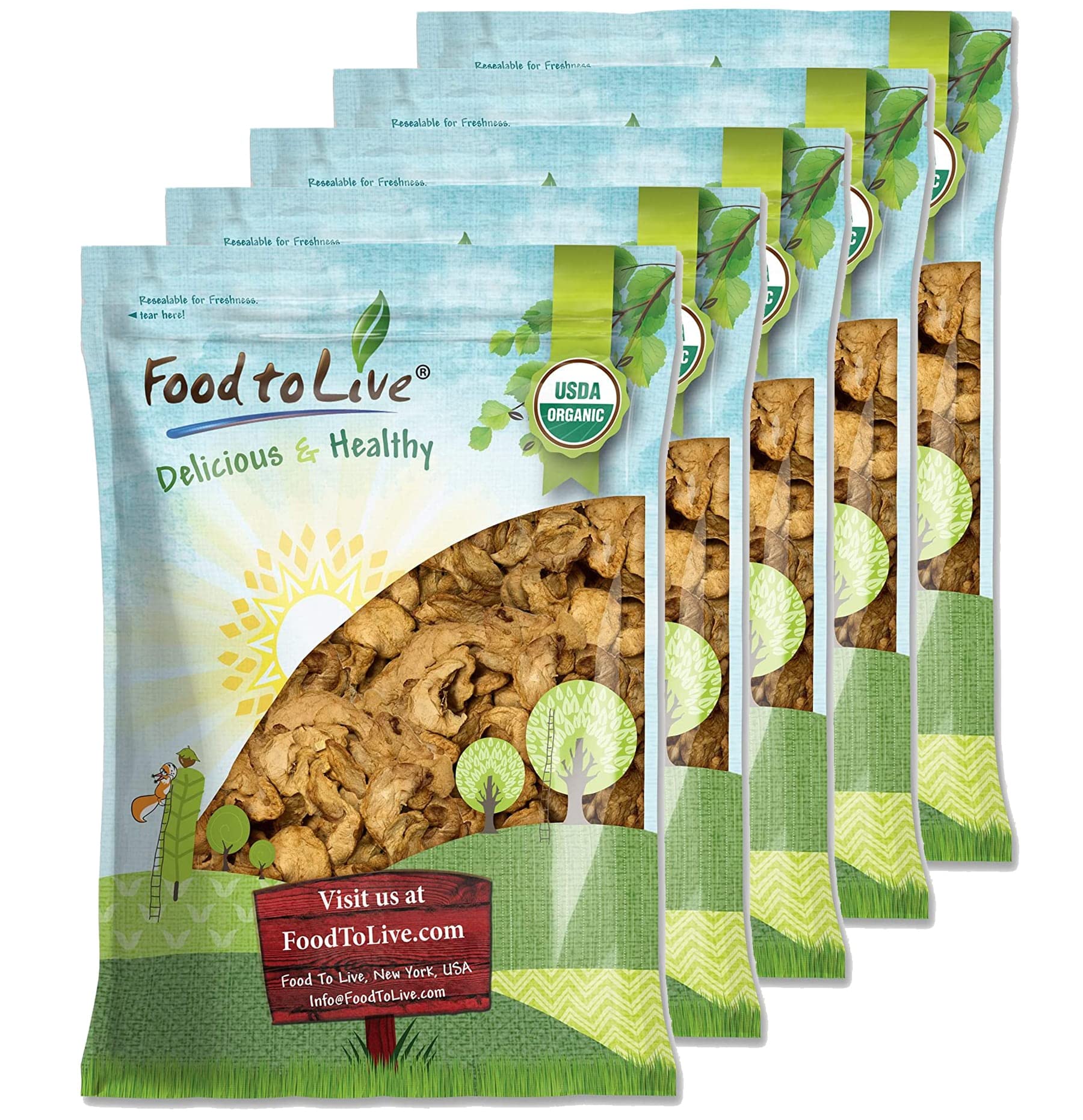 Organic Dried Apple Rings