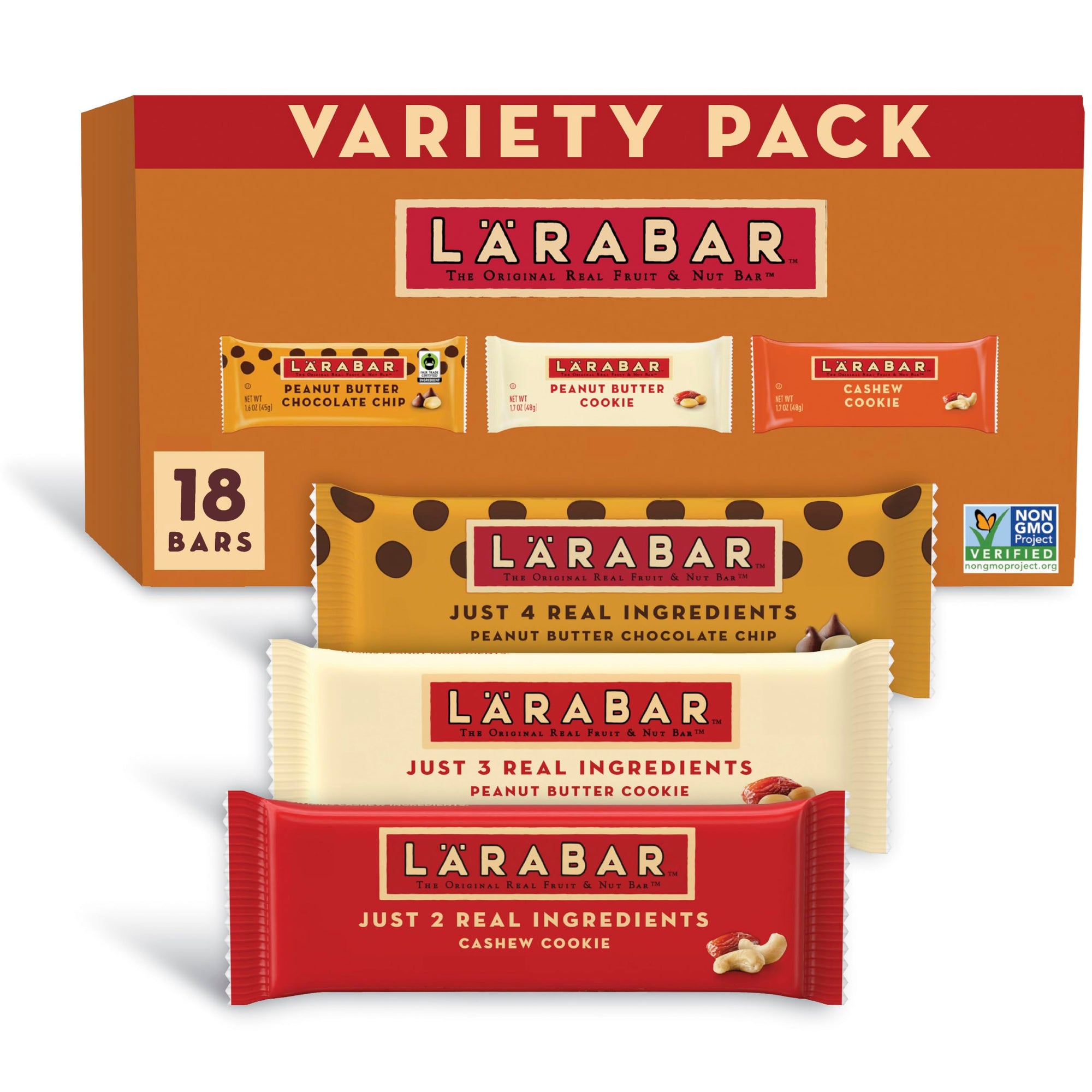 Chocolate Fruit & Nut Bars 18-Pack