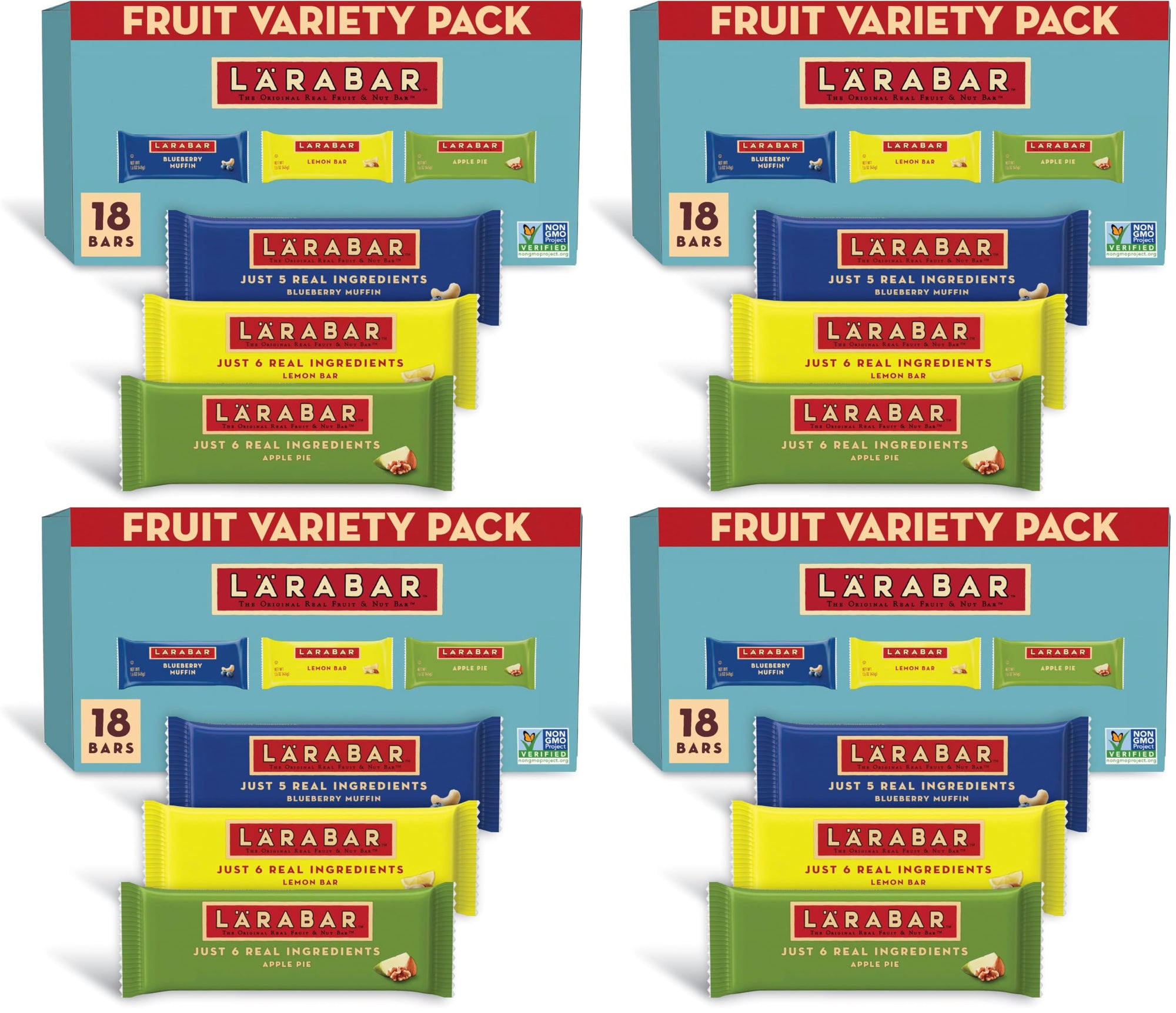 Chocolate Fruit & Nut Bars 18-Pack