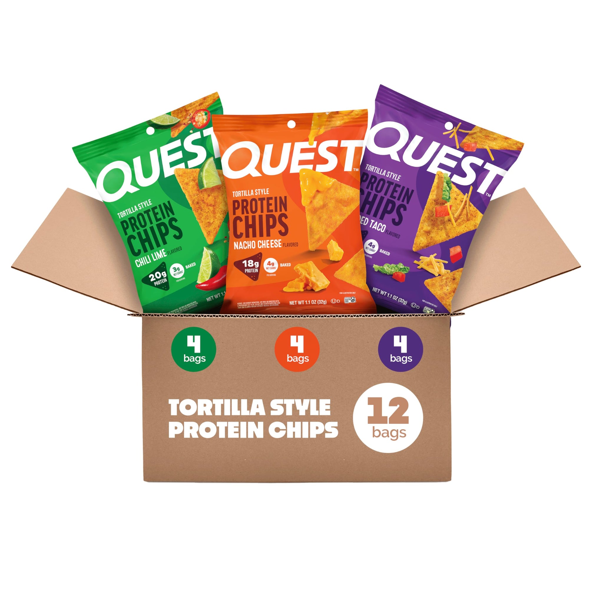 Quest Nutrition Loaded Taco Tortilla Style Protein Chips