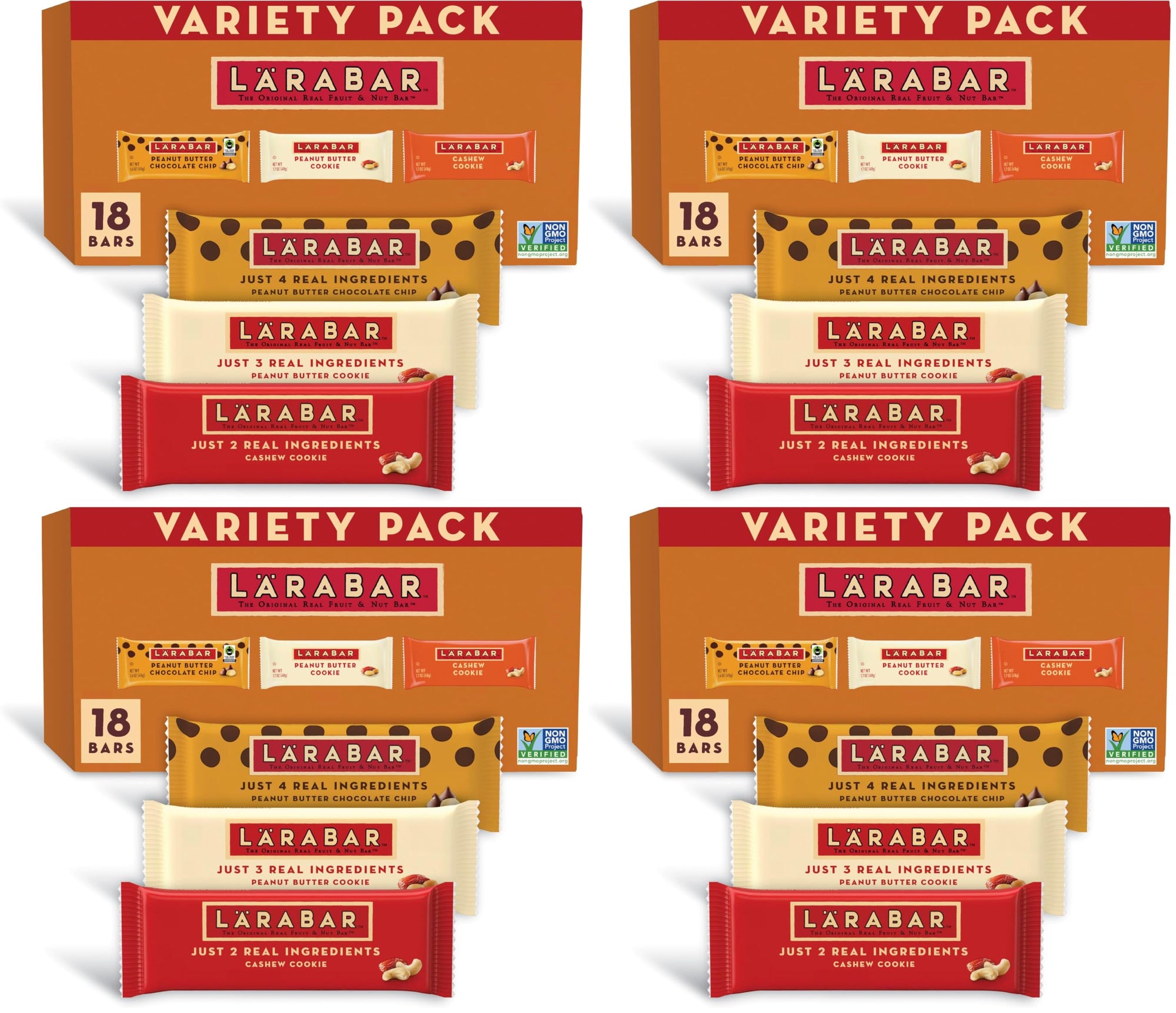 Chocolate Fruit & Nut Bars 18-Pack