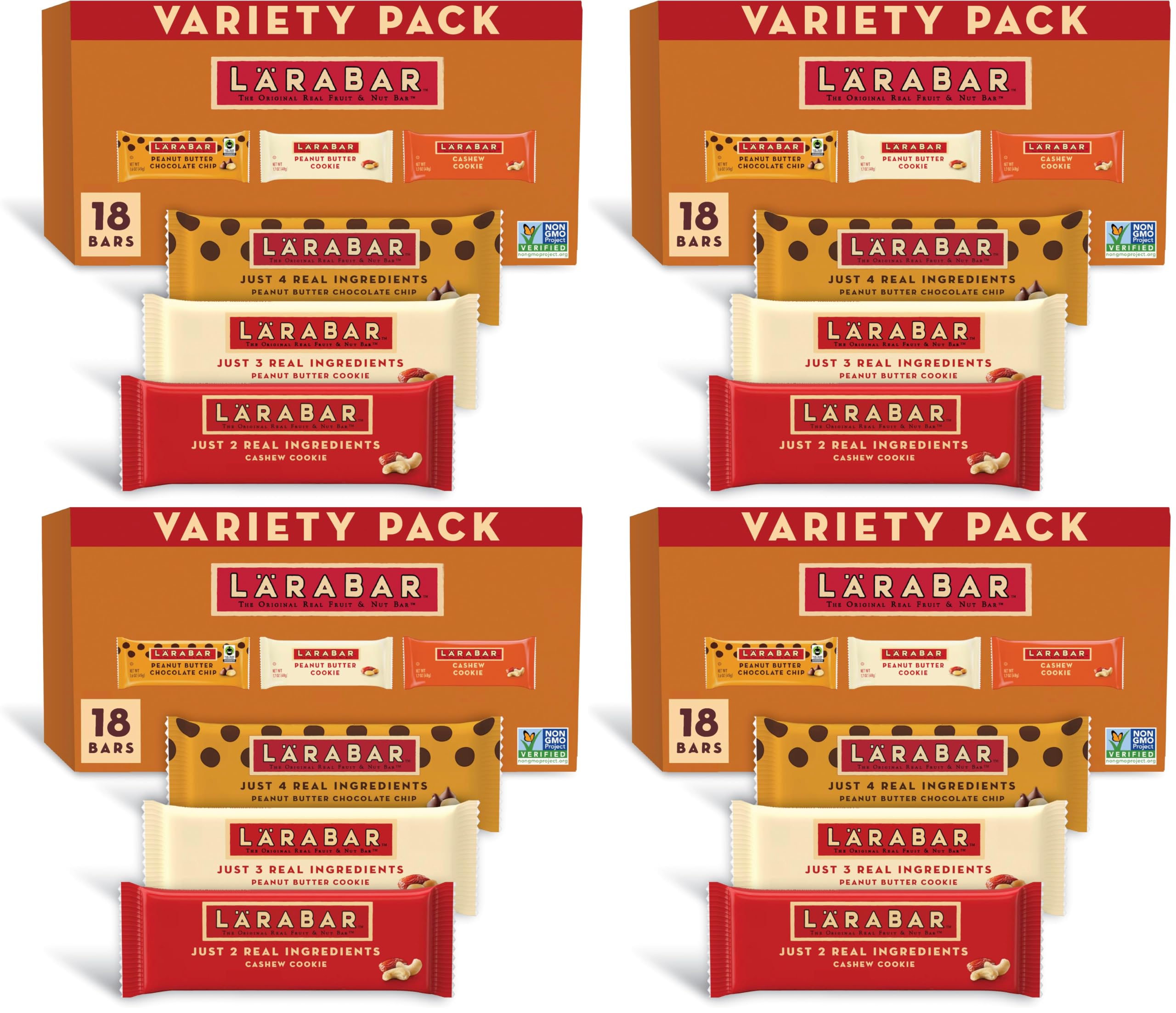 Chocolate Fruit & Nut Bars 18-Pack
