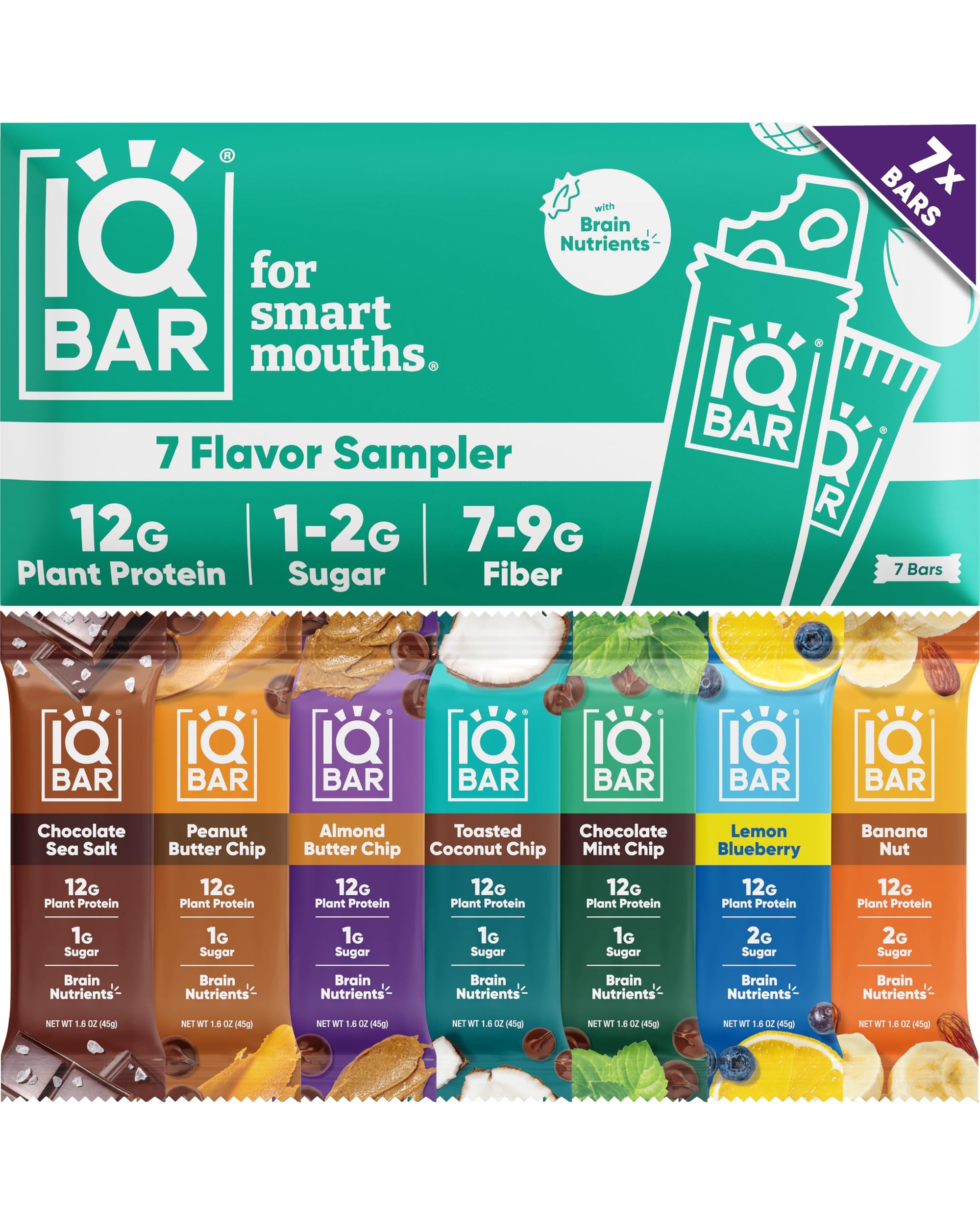 Plant Protein Bars for Focus & Energy