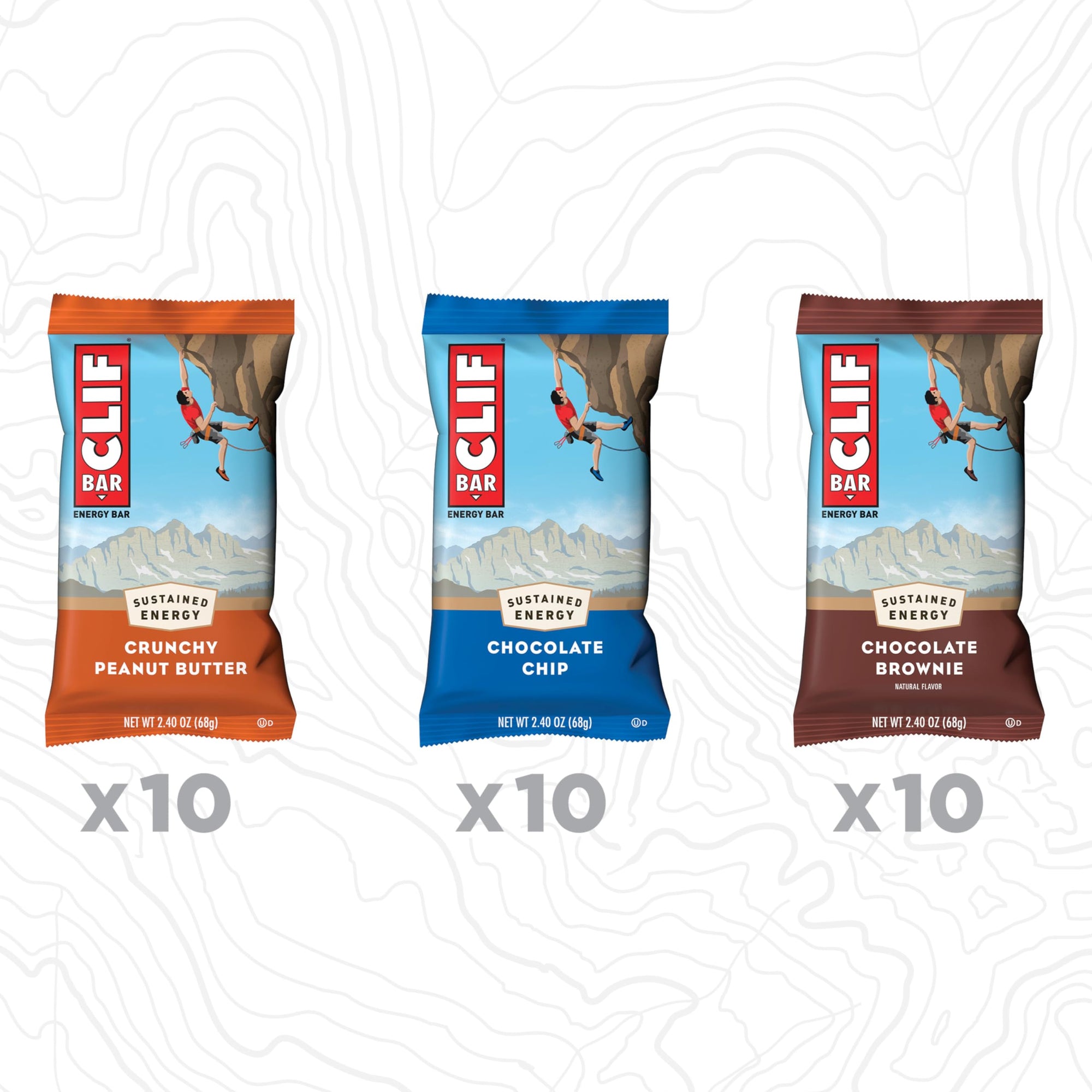 Energy Bar Variety Pack 30-Pack