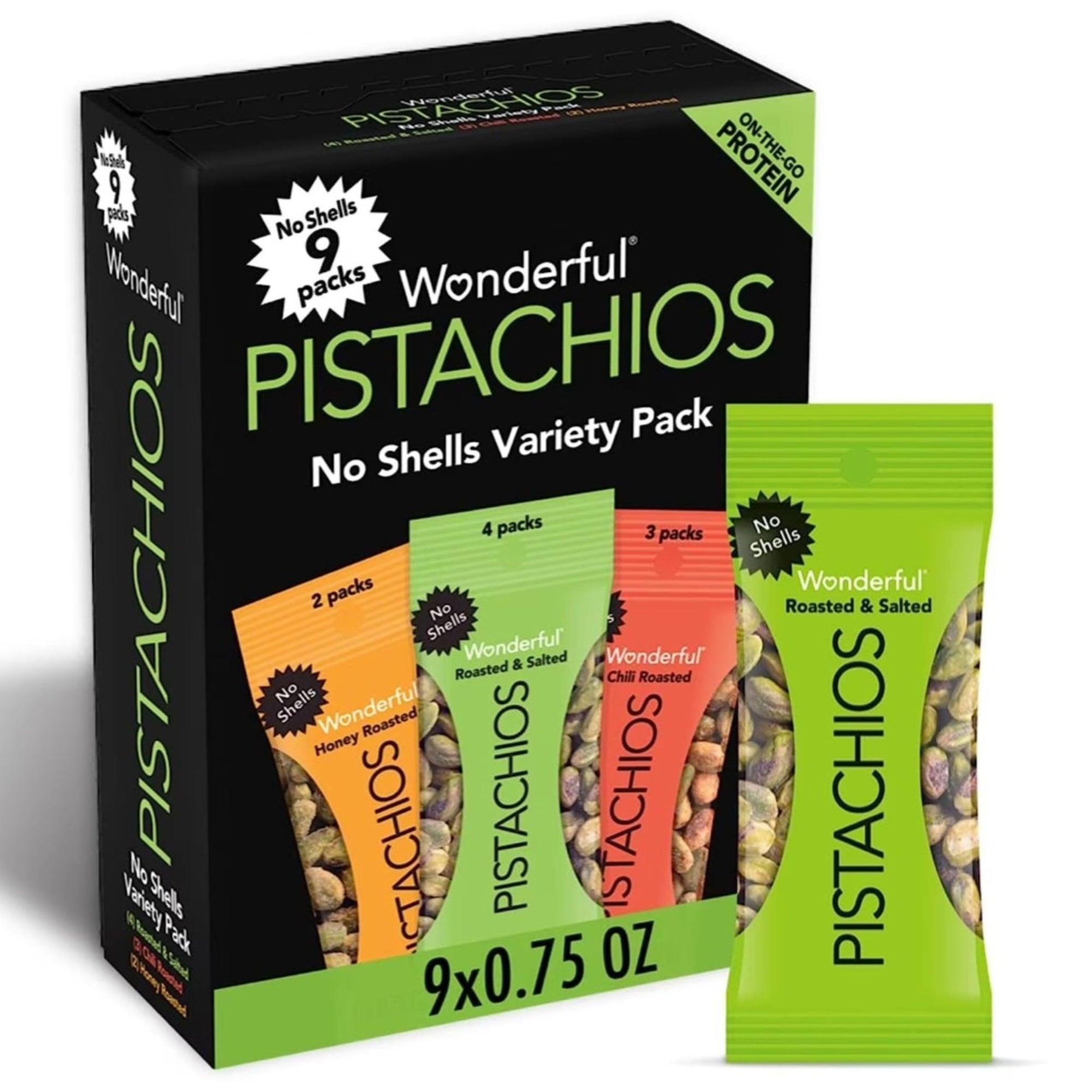 Roasted Pistachio Snack Pack 9-Pack