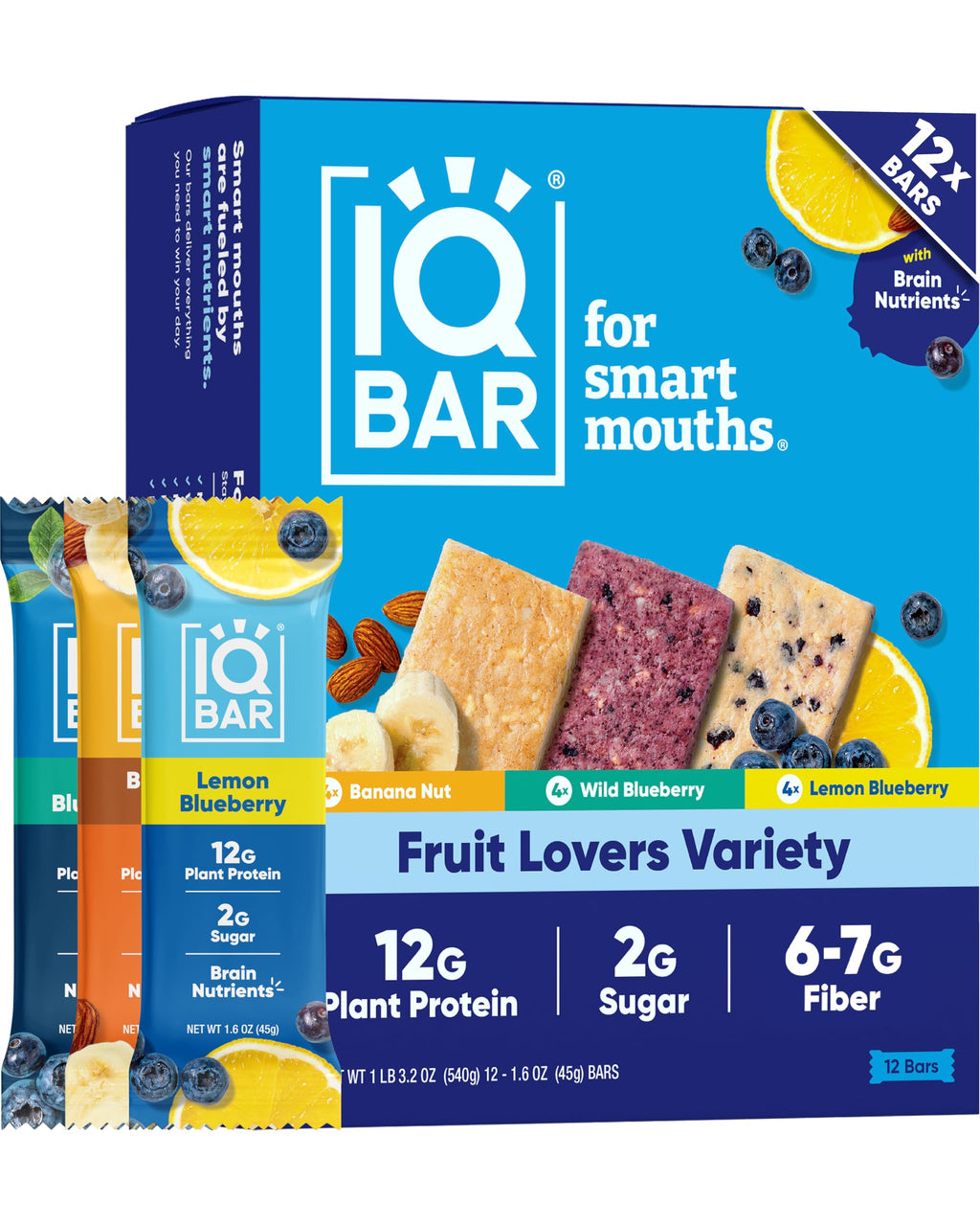 Plant Protein Bars for Focus & Energy