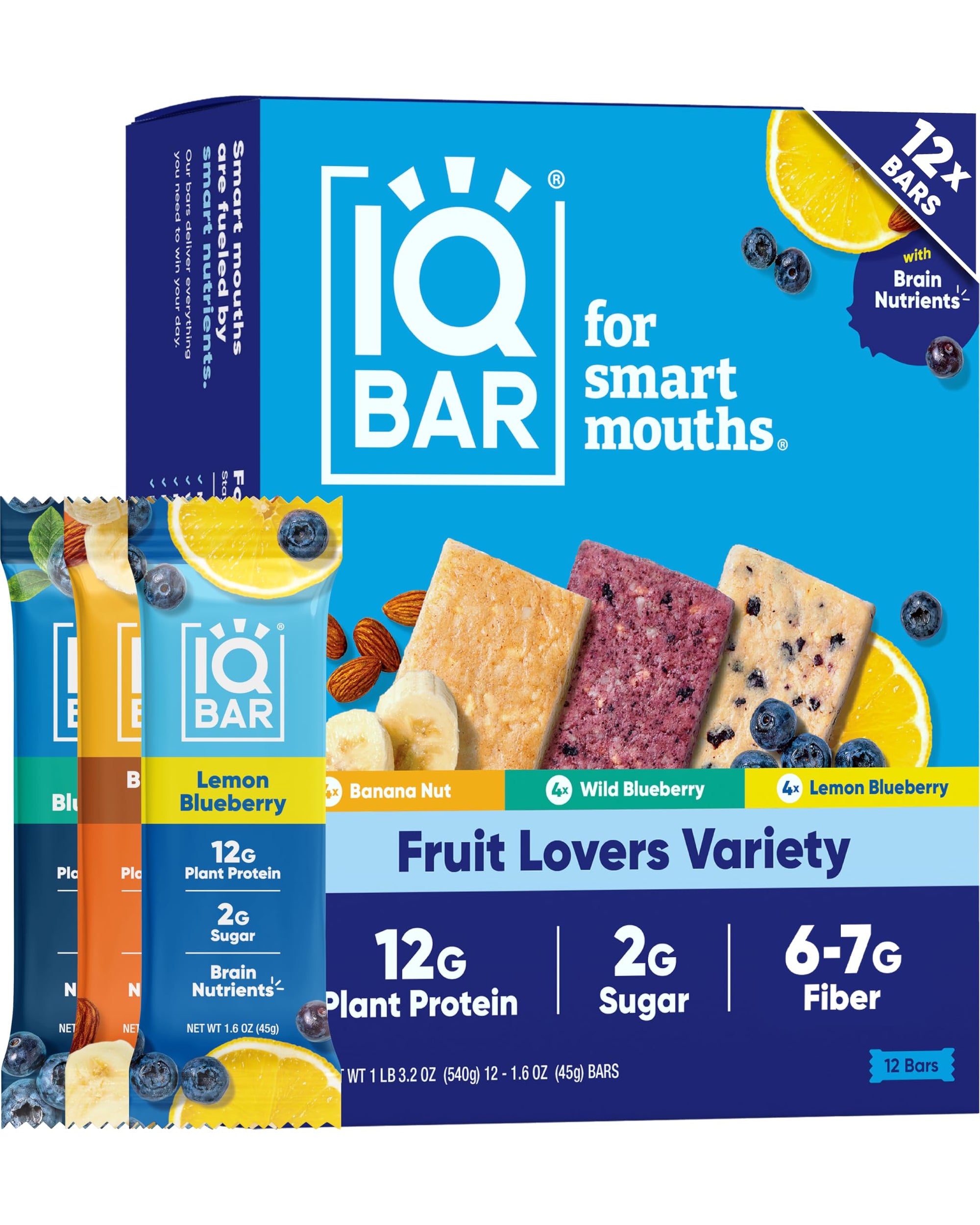 Plant Protein Bars for Focus & Energy