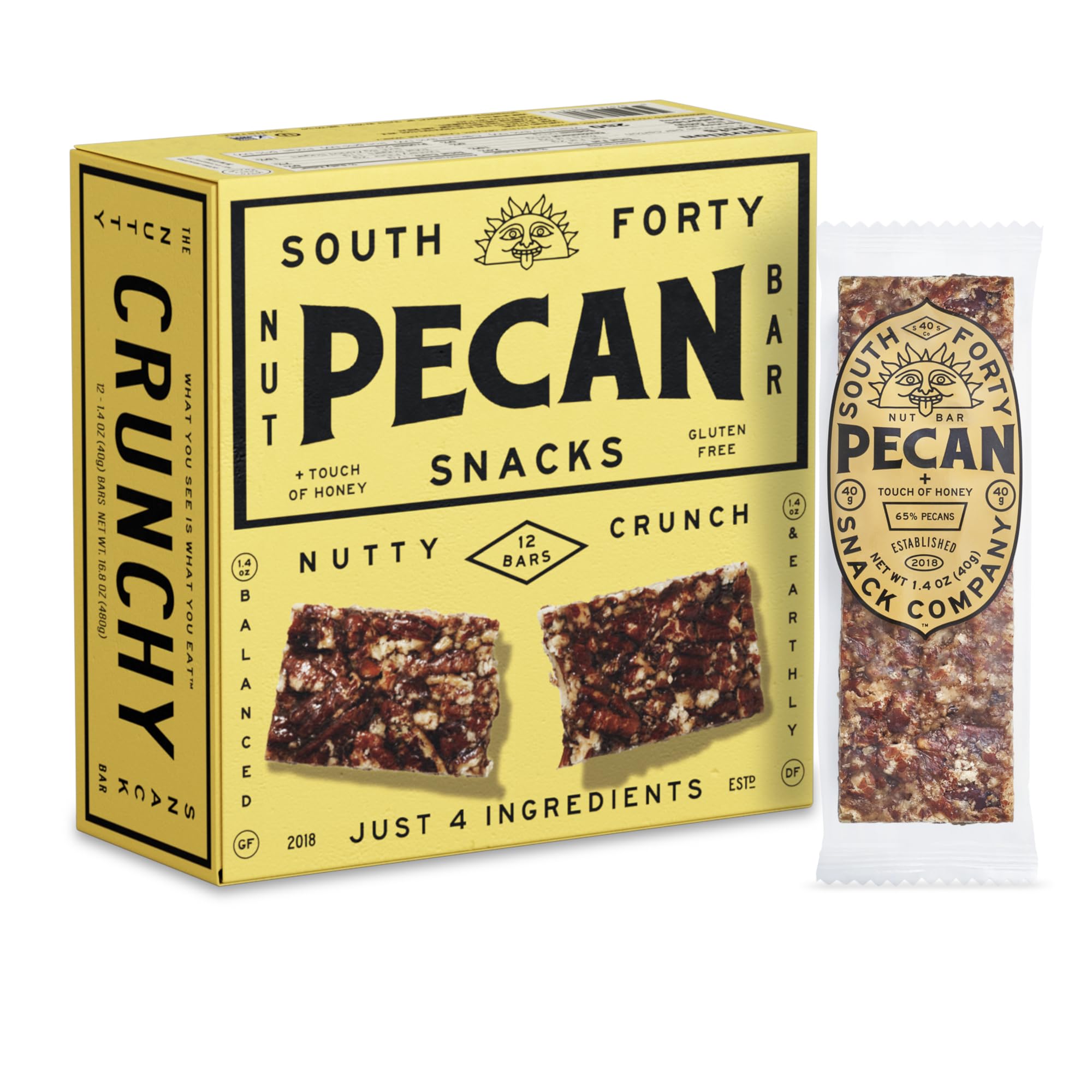 South 40 Snacks Crunchy Nut Bars