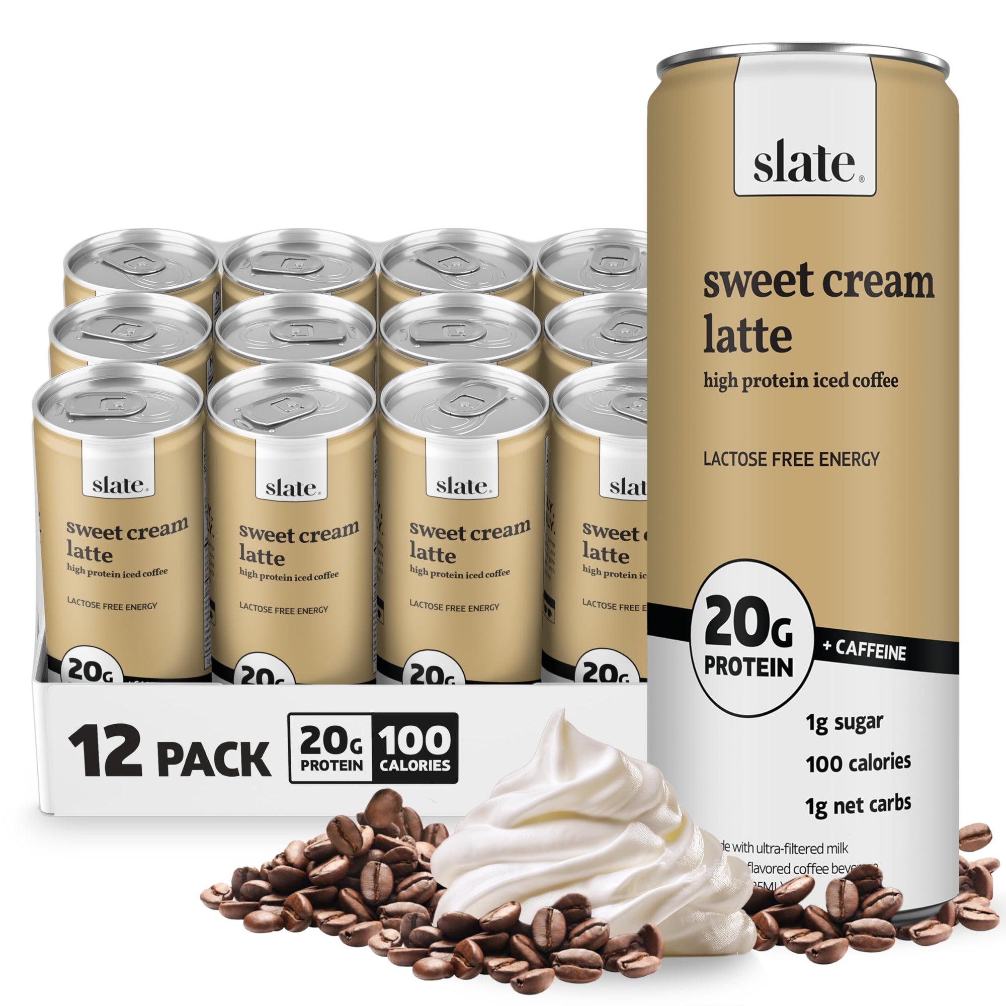 Slate Milk - High Protein Milk Shake and Iced Coffee