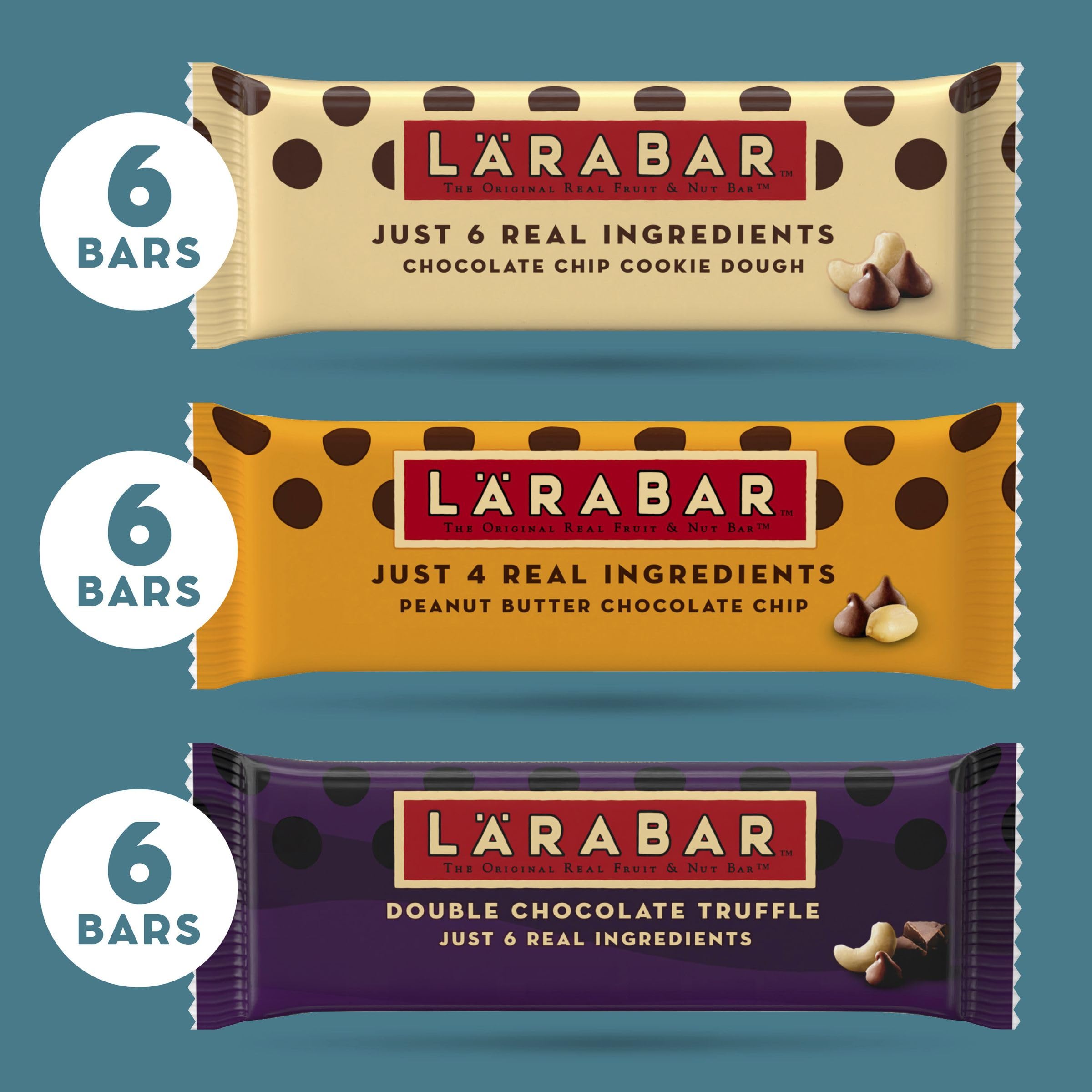 Chocolate Fruit & Nut Bars 18-Pack