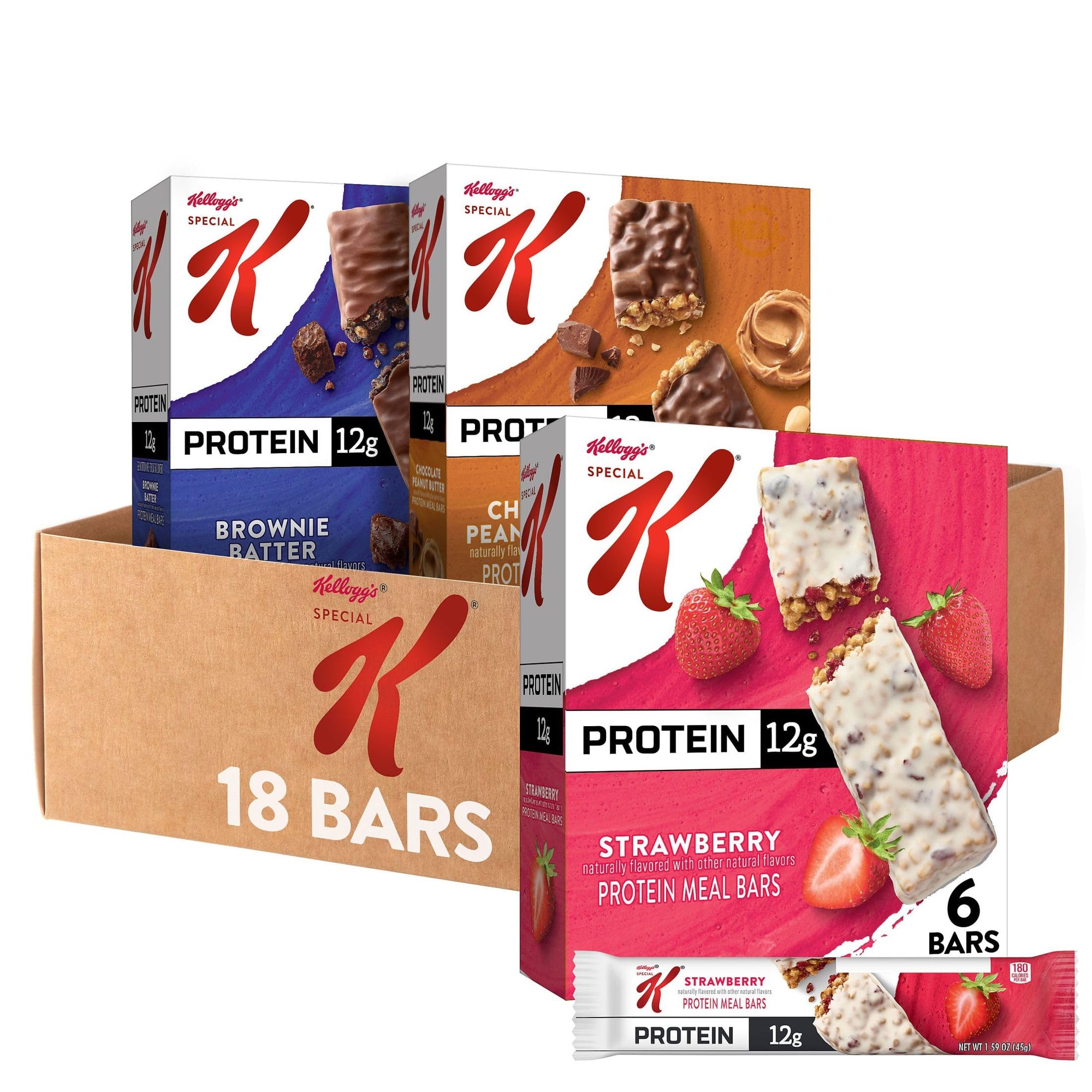 Protein Meal Bars Variety Pack 18-Pack
