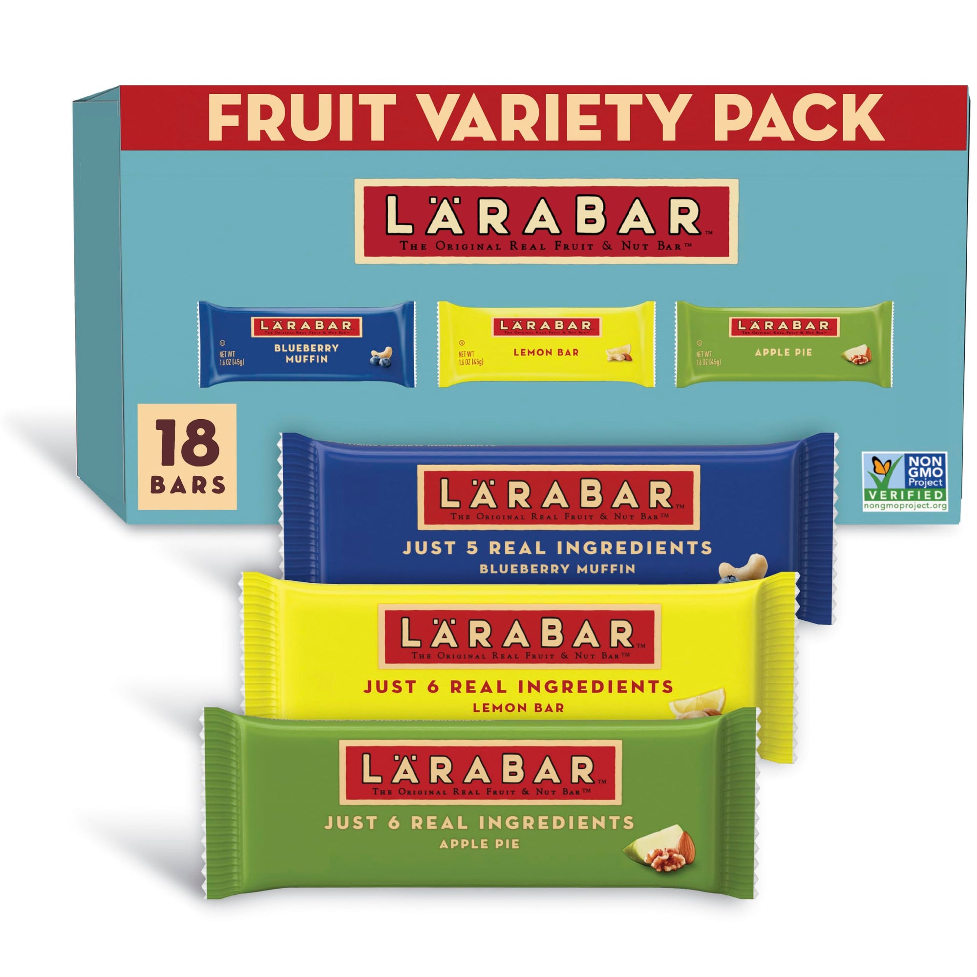 Chocolate Fruit & Nut Bars 18-Pack