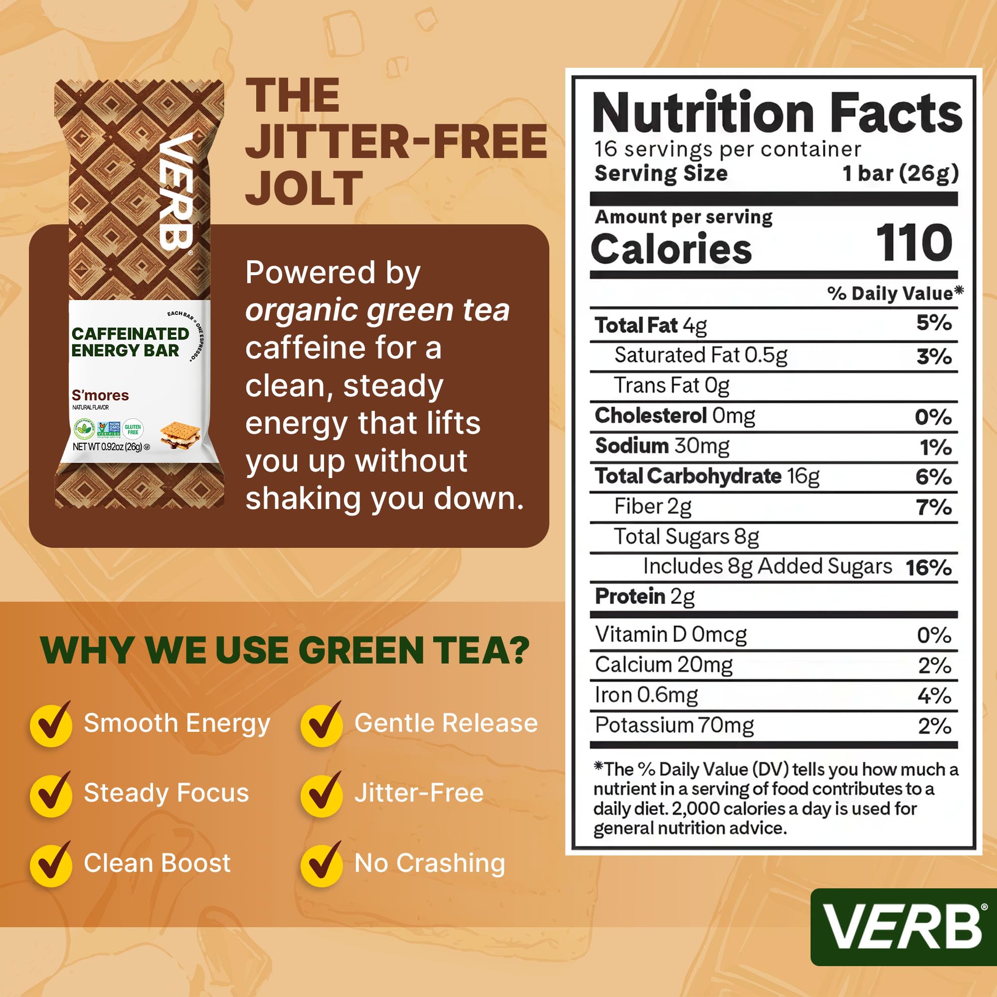 Caffeinated Protein Bars 12-Pack