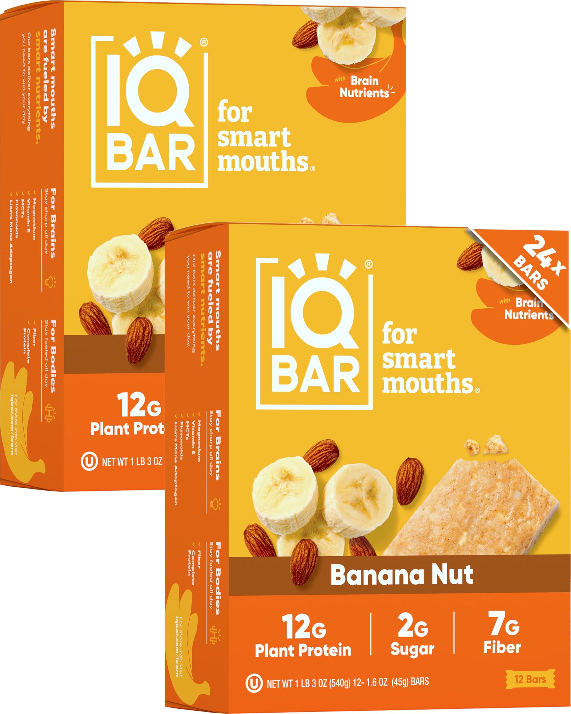 Plant Protein Bars for Focus & Energy