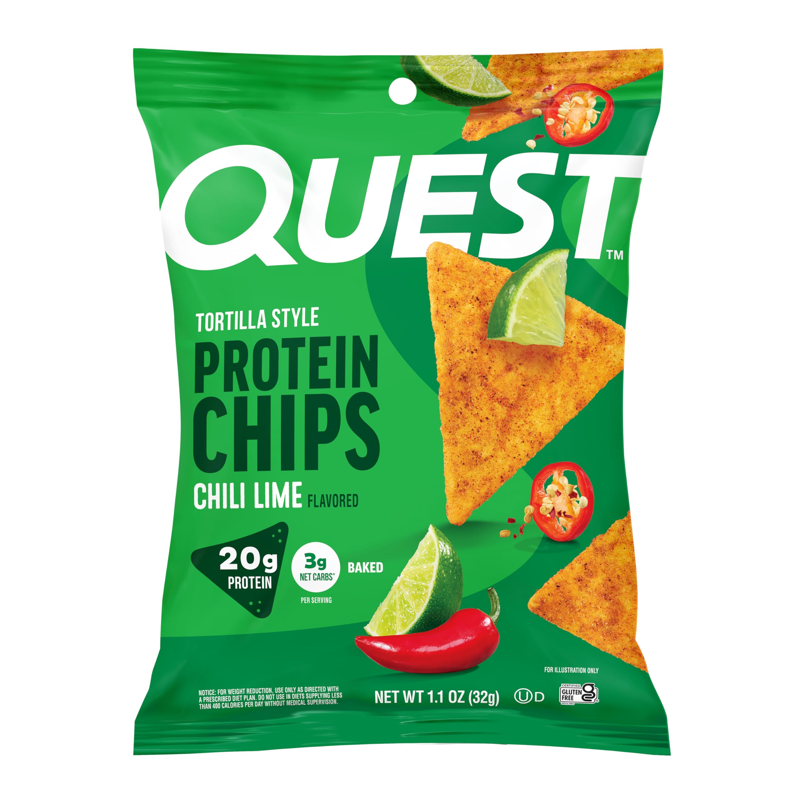 Quest Nutrition Loaded Taco Tortilla Style Protein Chips