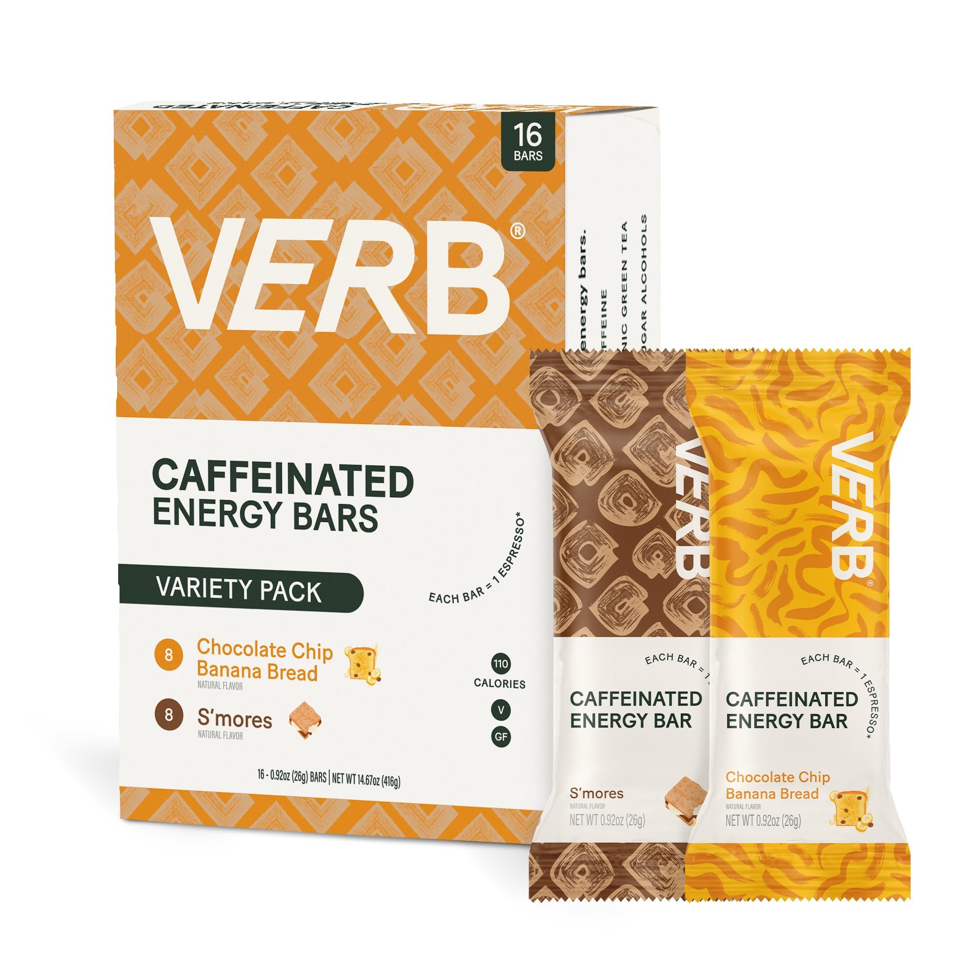 Caffeinated Protein Bars 12-Pack