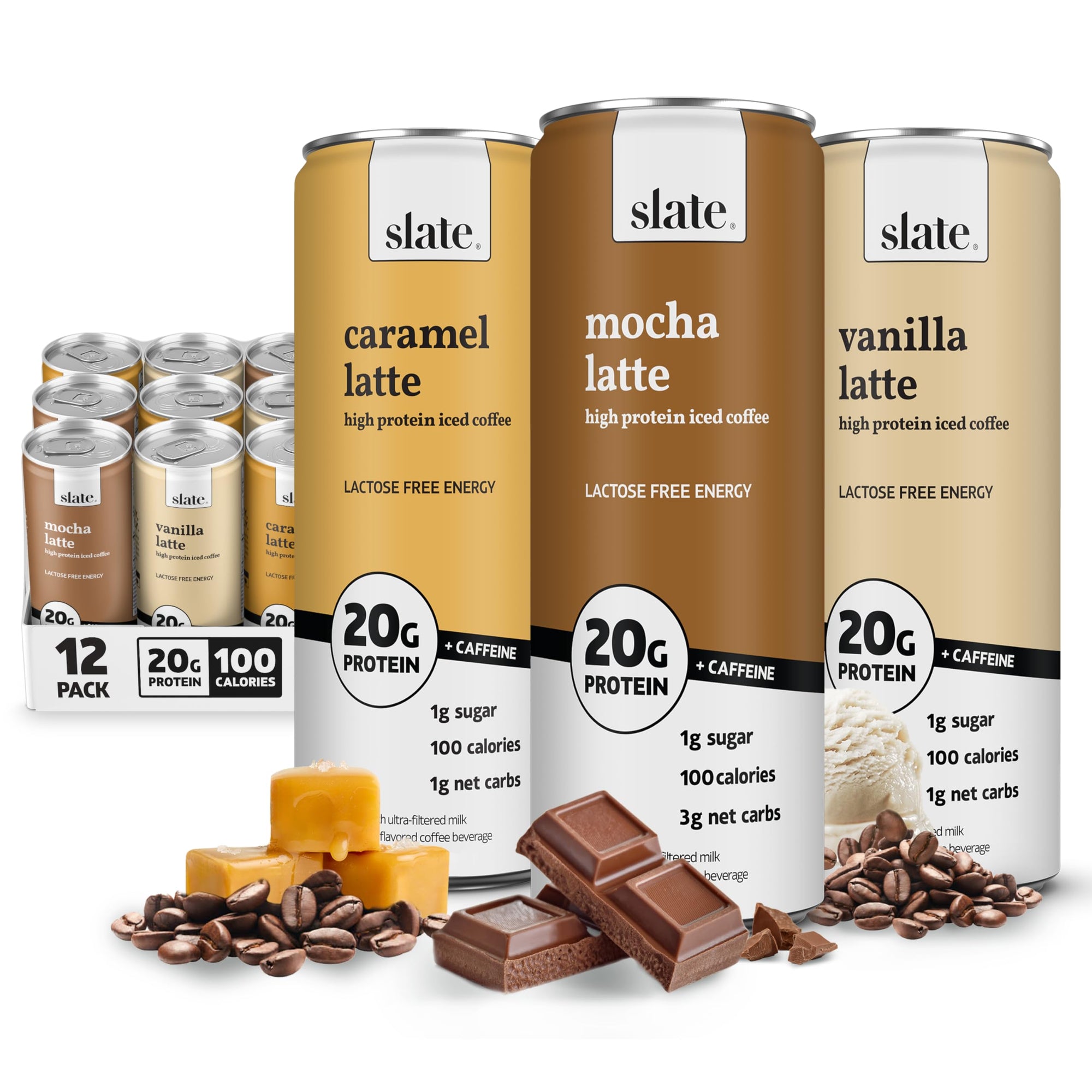 Slate Milk - High Protein Milk Shake and Iced Coffee