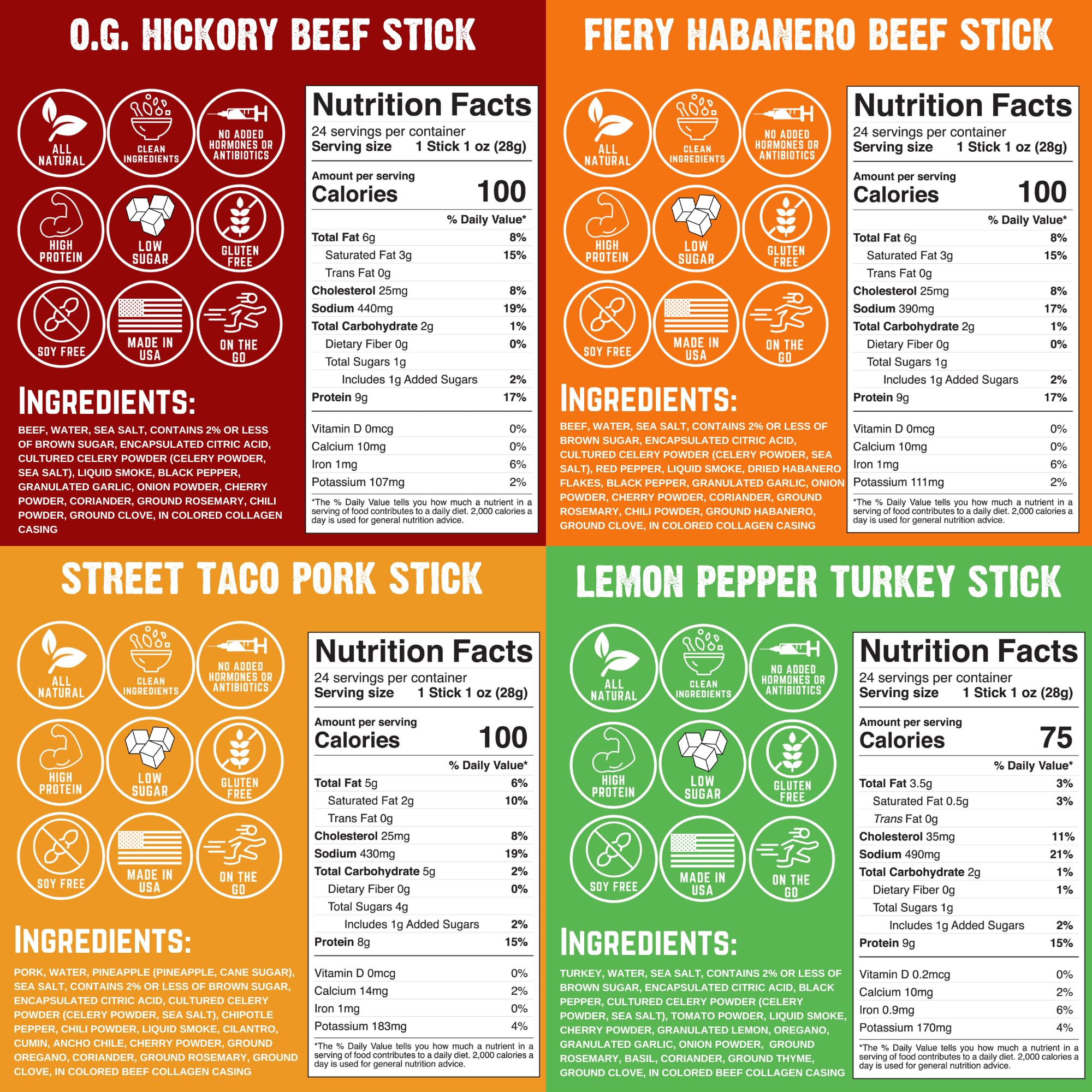 Beef Jerky Protein Snack Bundle