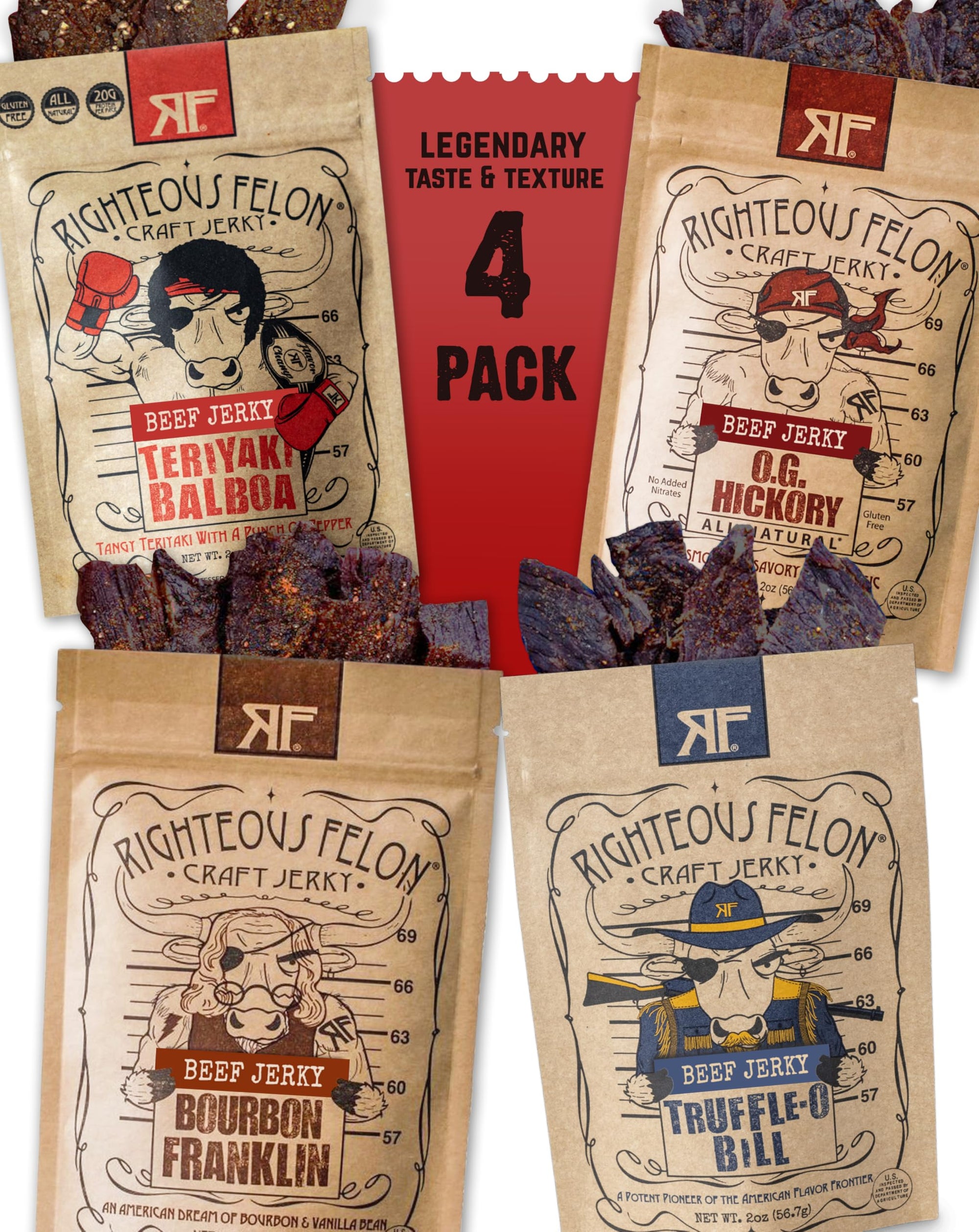 Beef Jerky Protein Snack Bundle