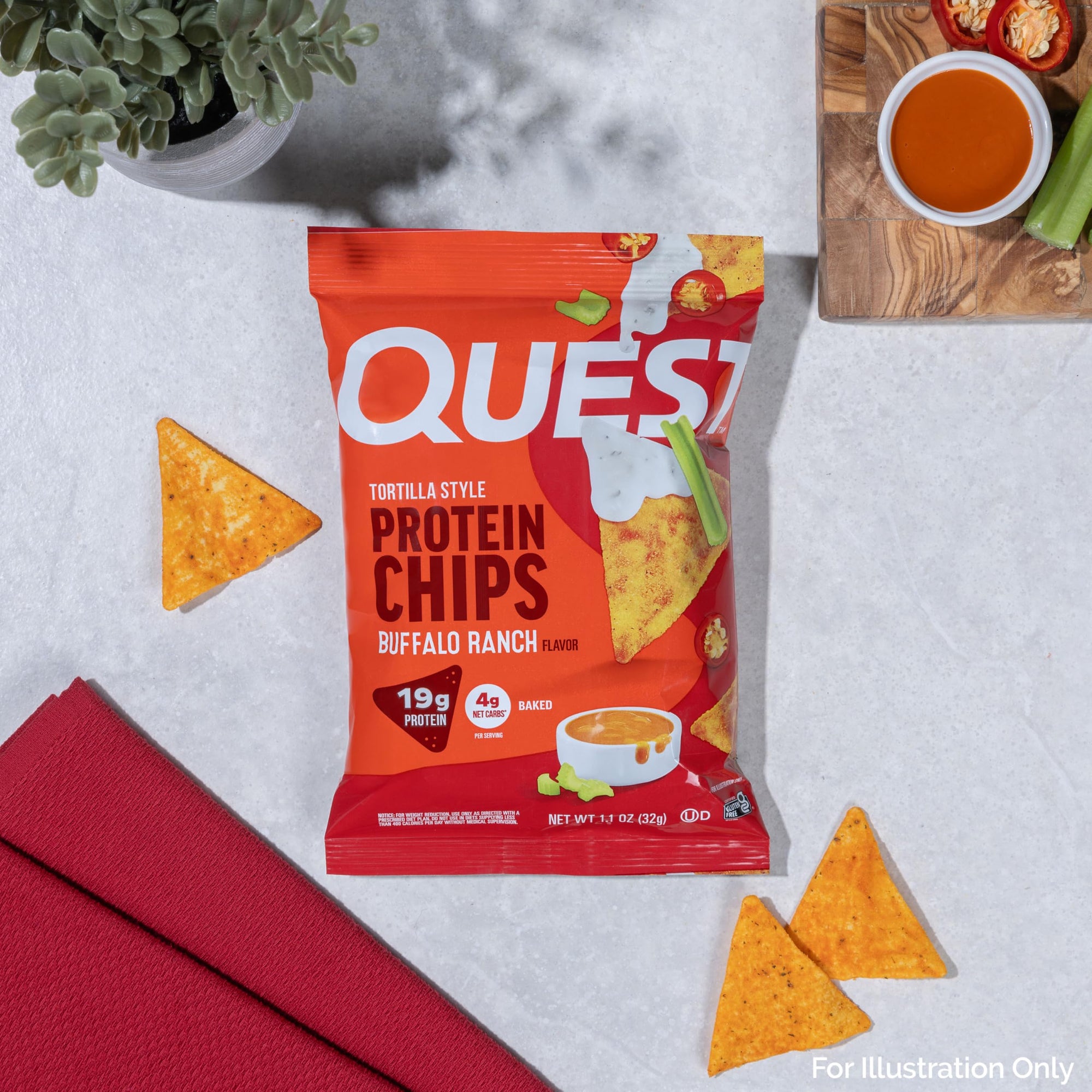 Quest Nutrition Loaded Taco Tortilla Style Protein Chips