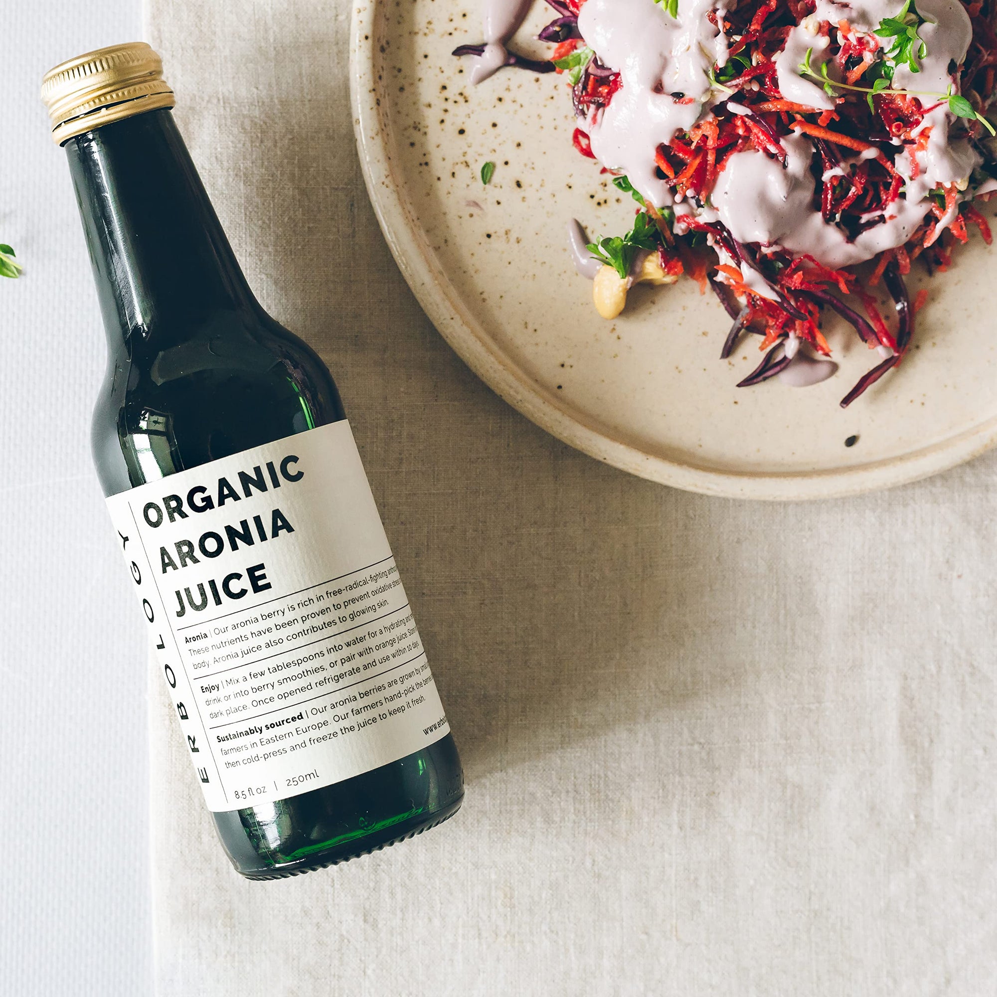 100% Organic Aronia Berry Juice 8.5 fl oz