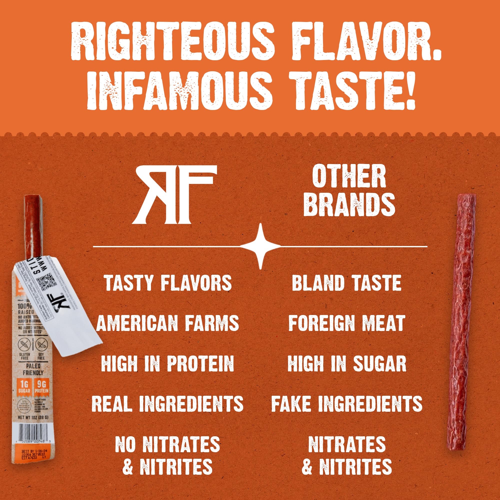Protein Jerky Meat Sticks Pack